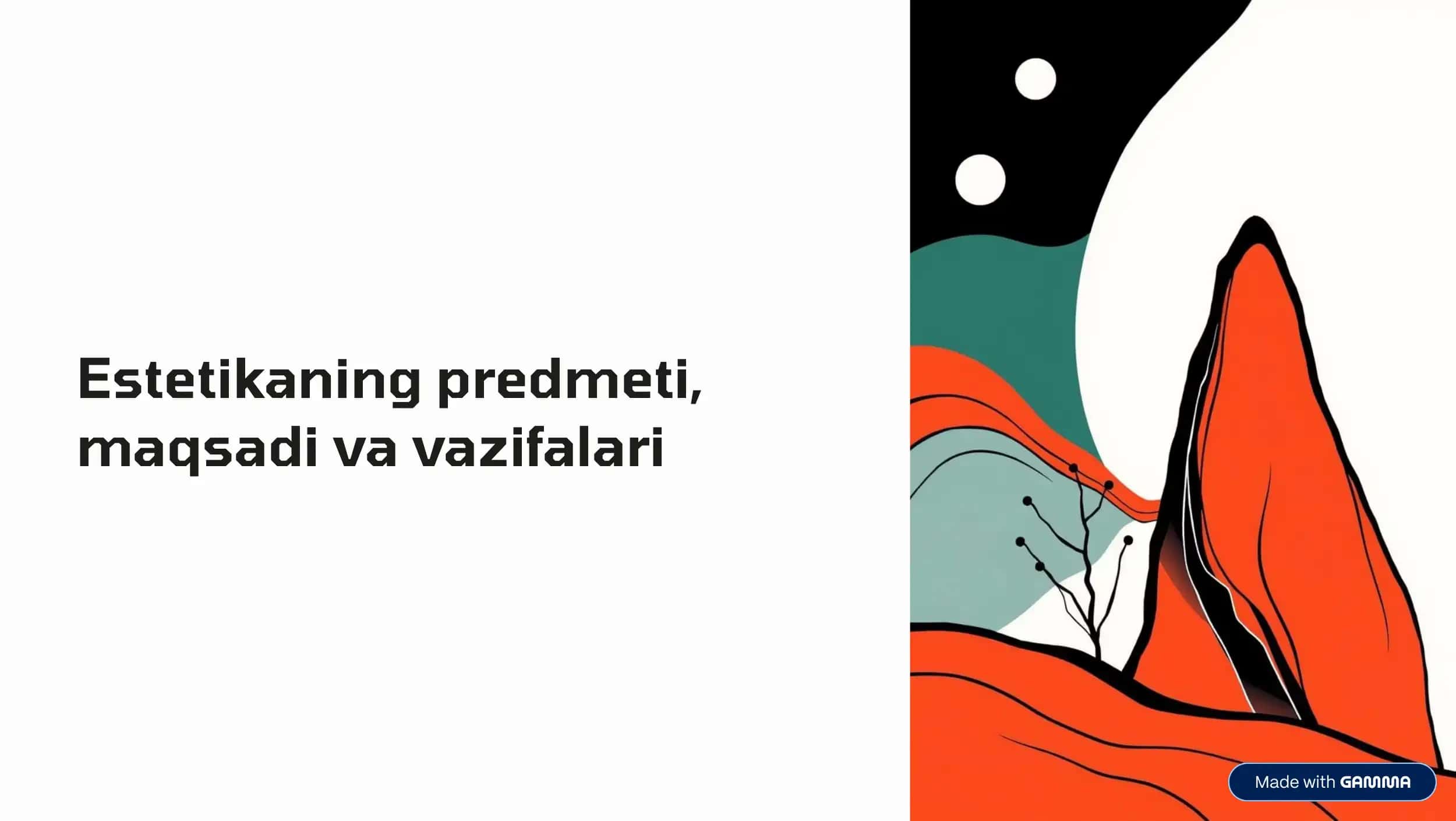 Estetika 1