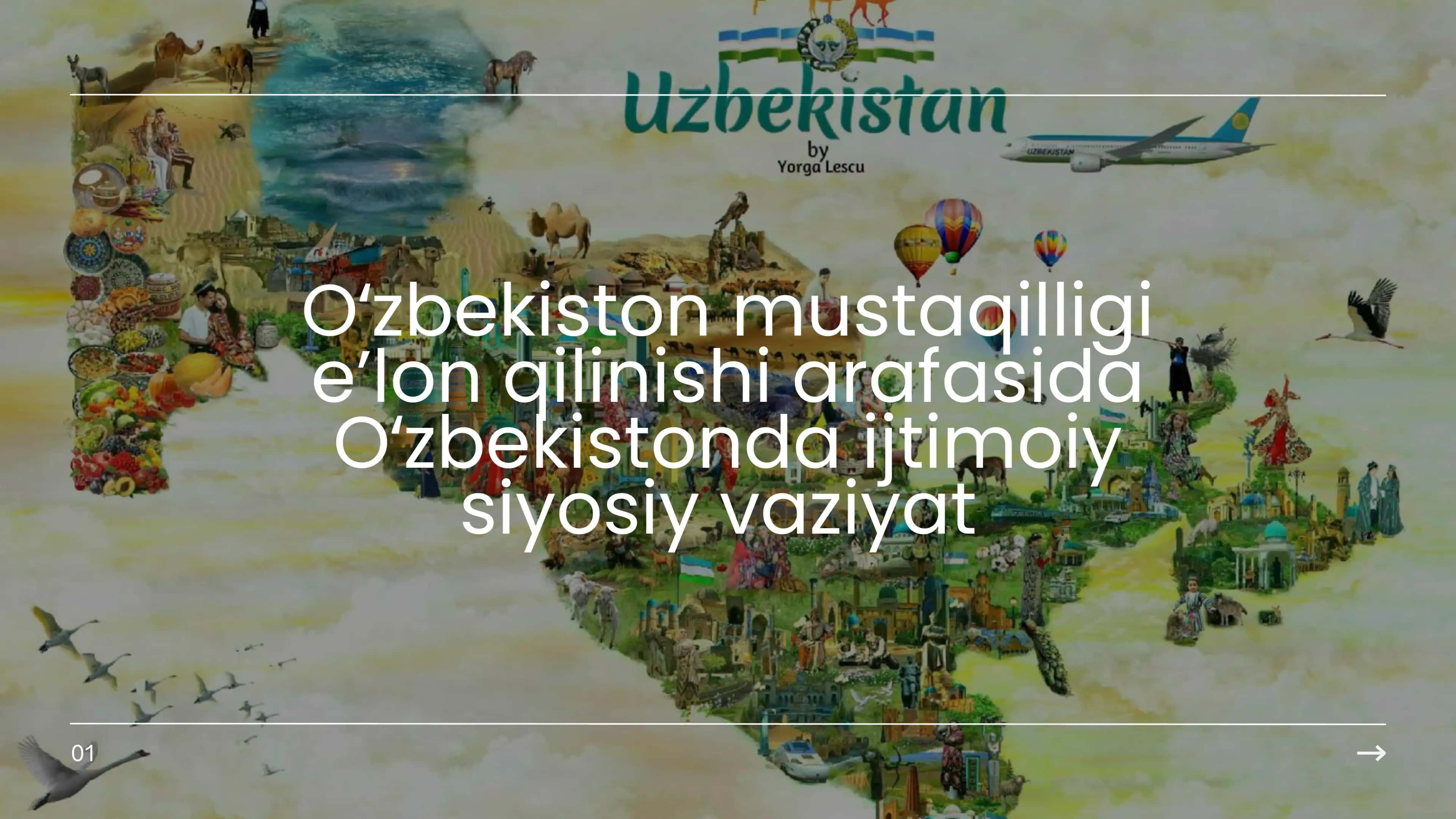 O'ZBEK ISHI FOJEASI 1