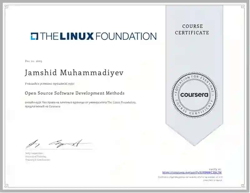 Open Source Software Development Methods