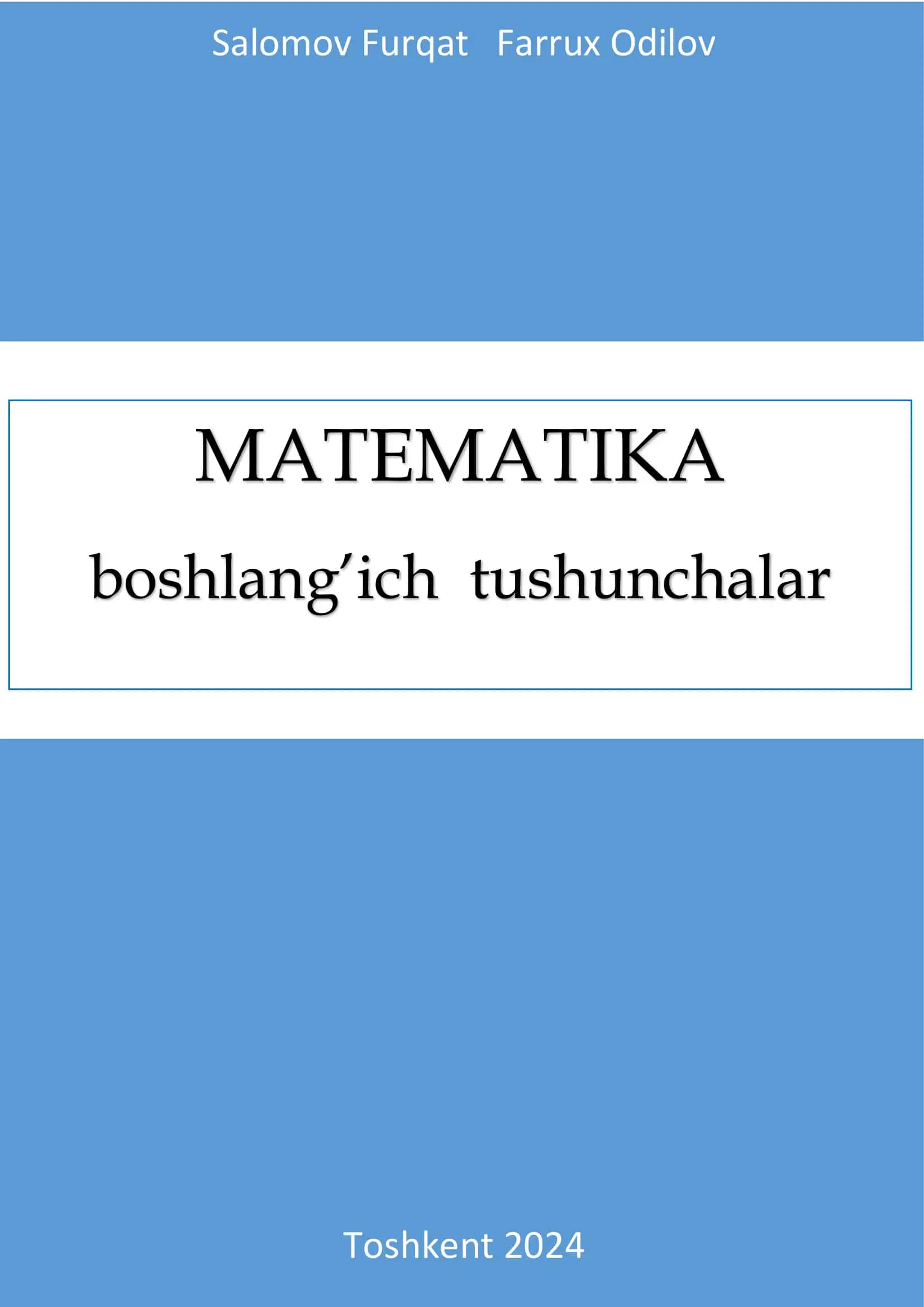 Matematika boshlang’ich tushunchalar 1
