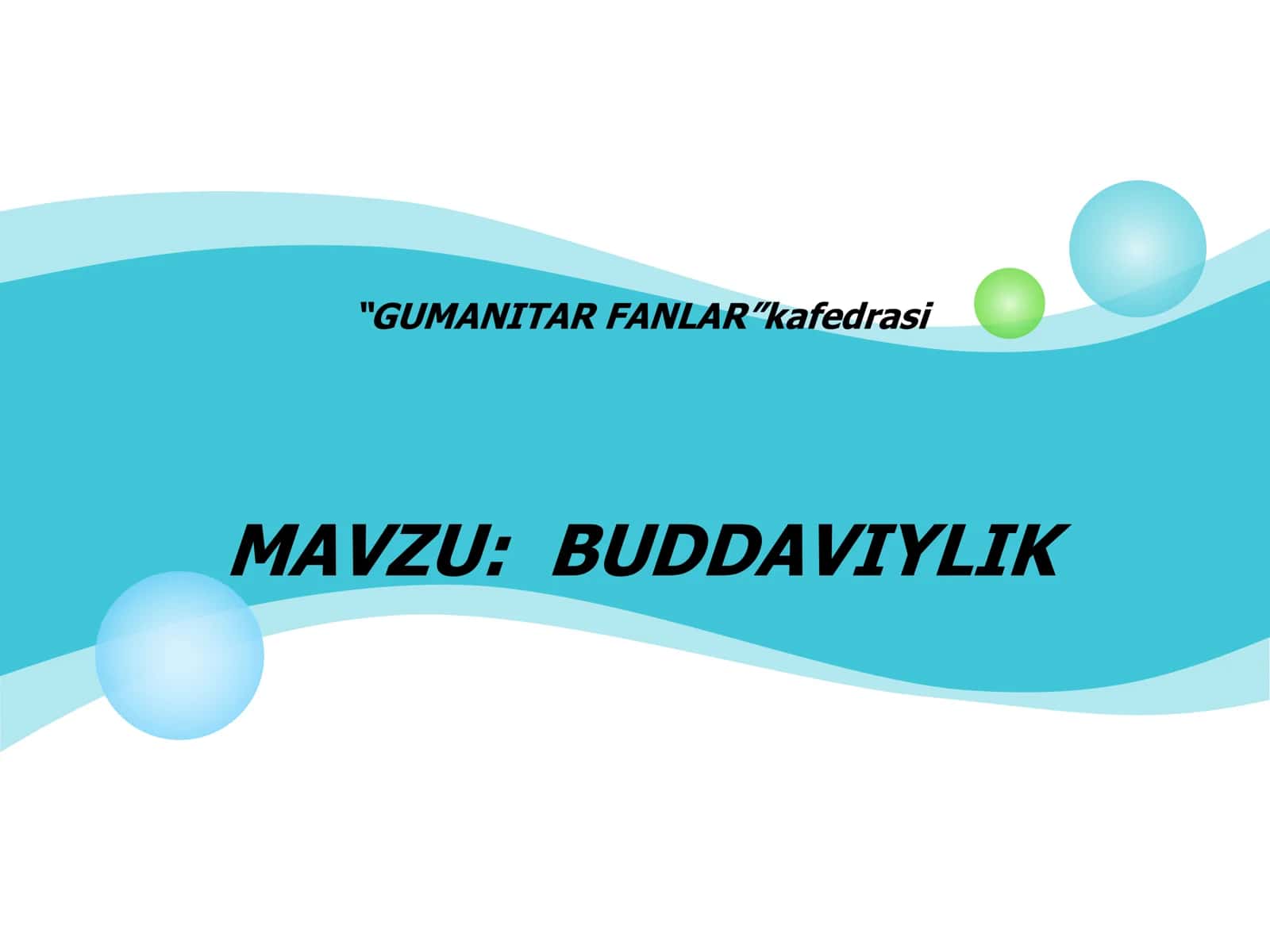 BUDDAVIYLIK 1