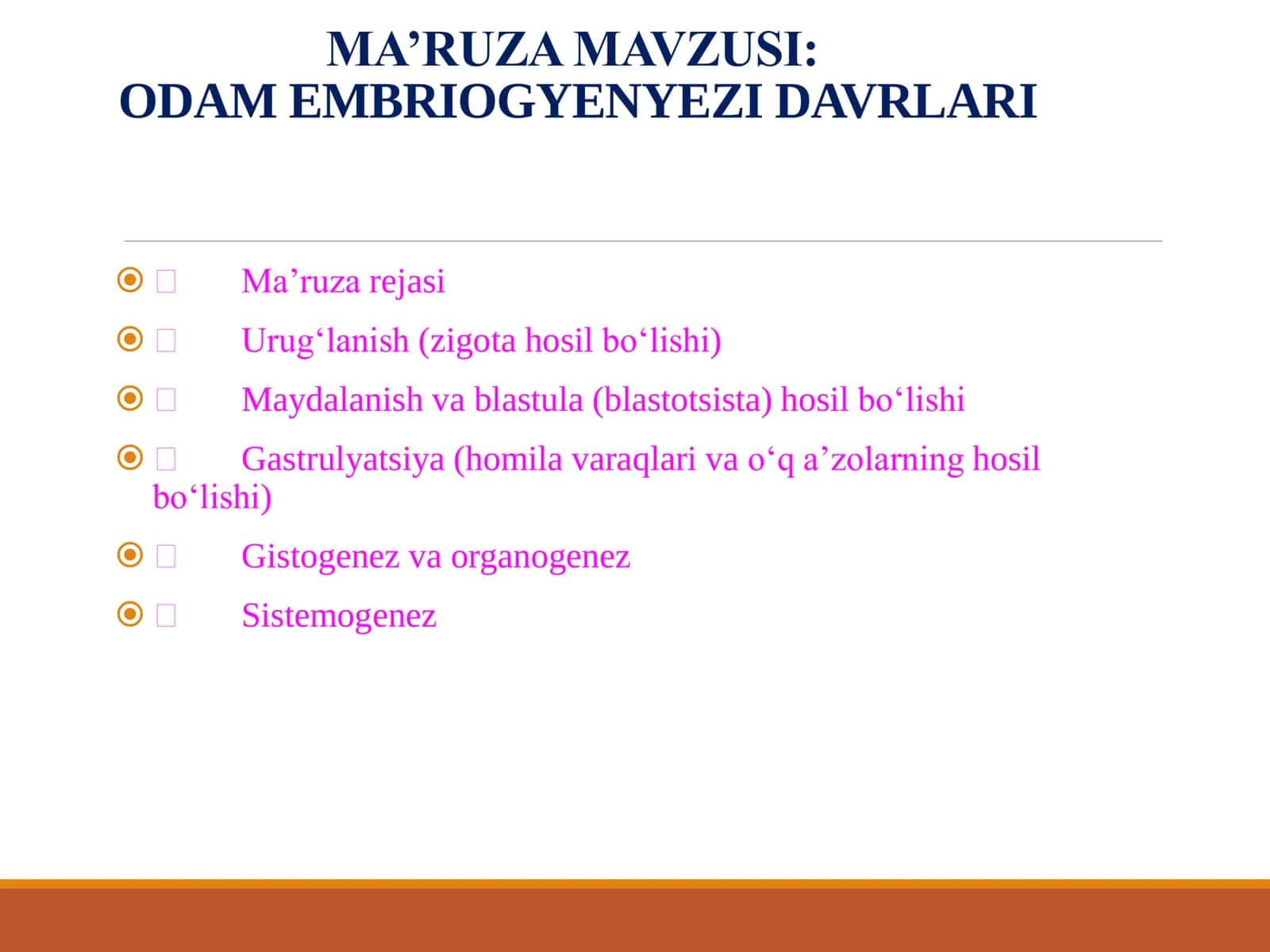 Embriyogenetika 1