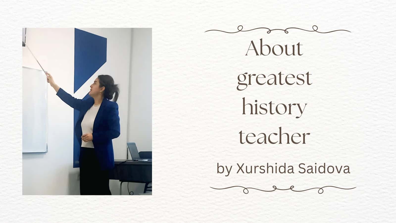 The Best History Teacher 1