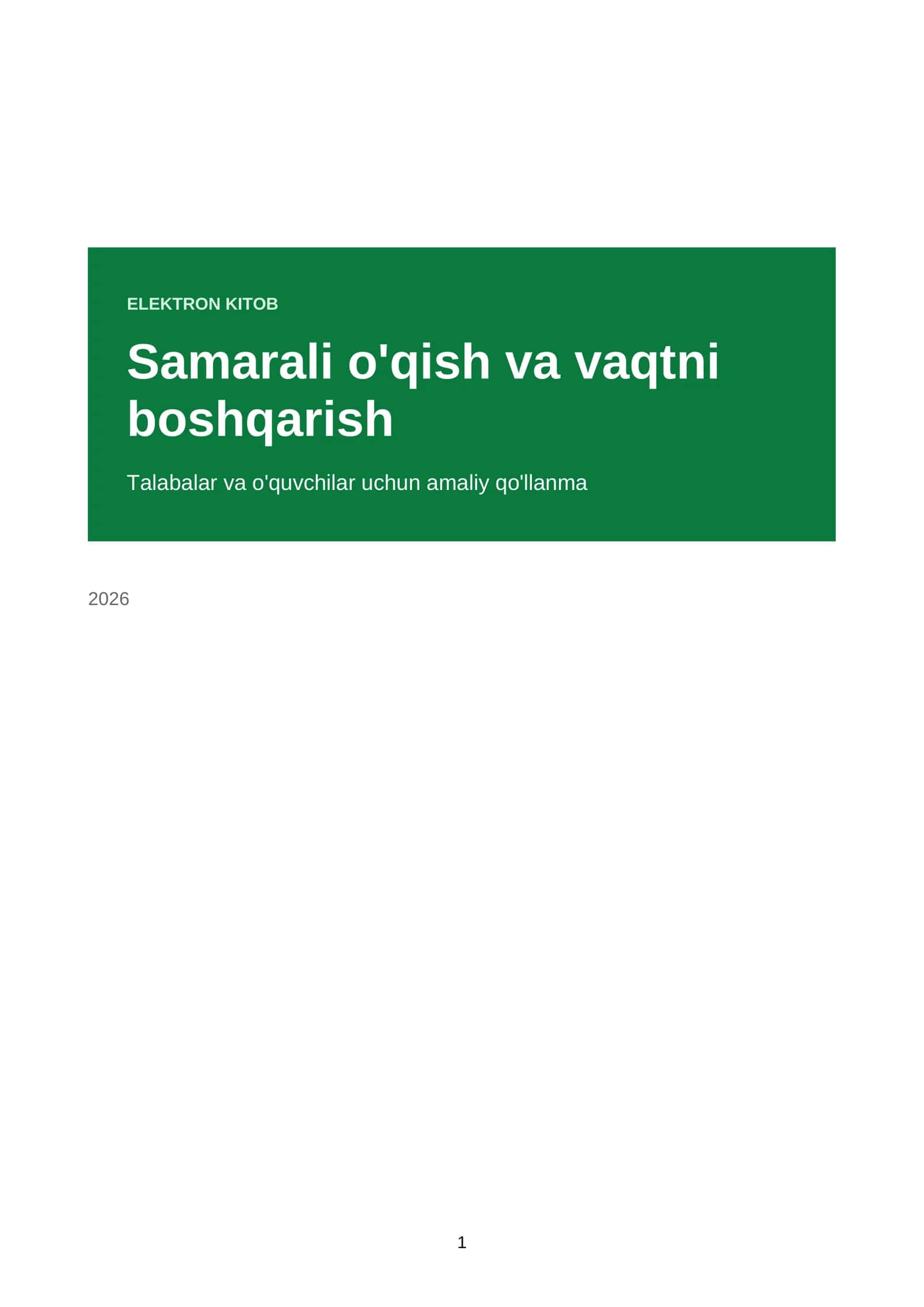 ELEKTRON KITOB 1