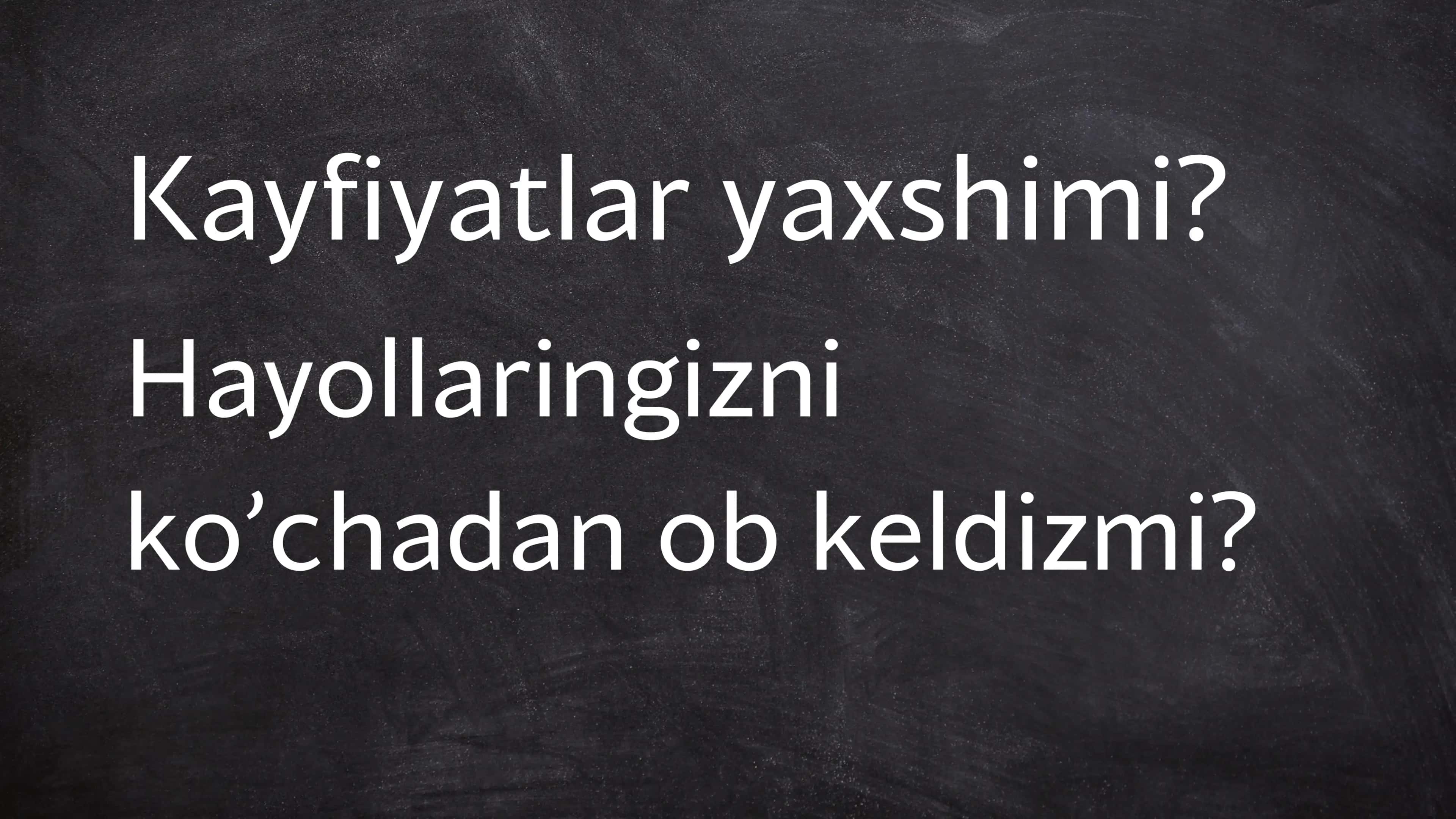 Hayotingizni o’zgartiradigan odatlar 1