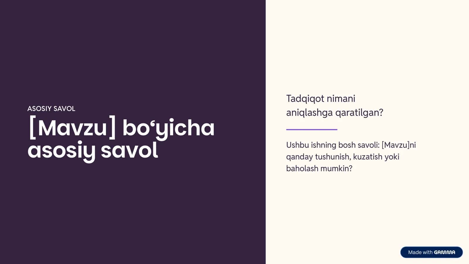 Tadqiqot qo‘llanmasi 2