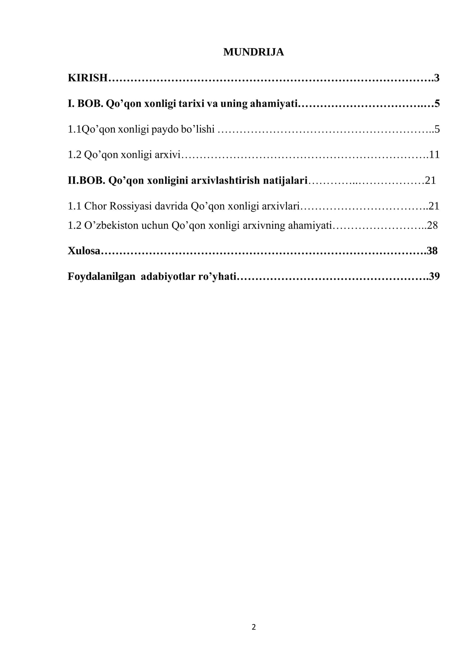 QO’QON XONLIGIDA ARXIV ISHI TARIXI 2