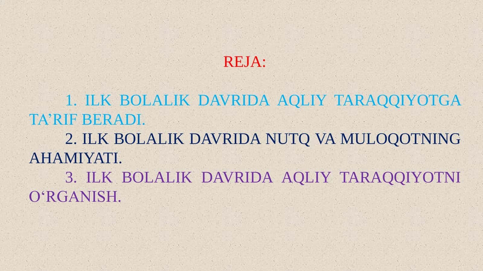 ILK BOLALIK DAVRI 2