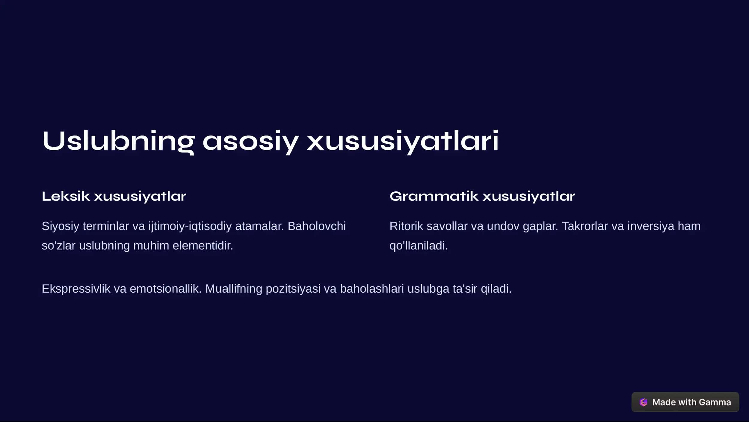 Publisistik nutq uslubi 2