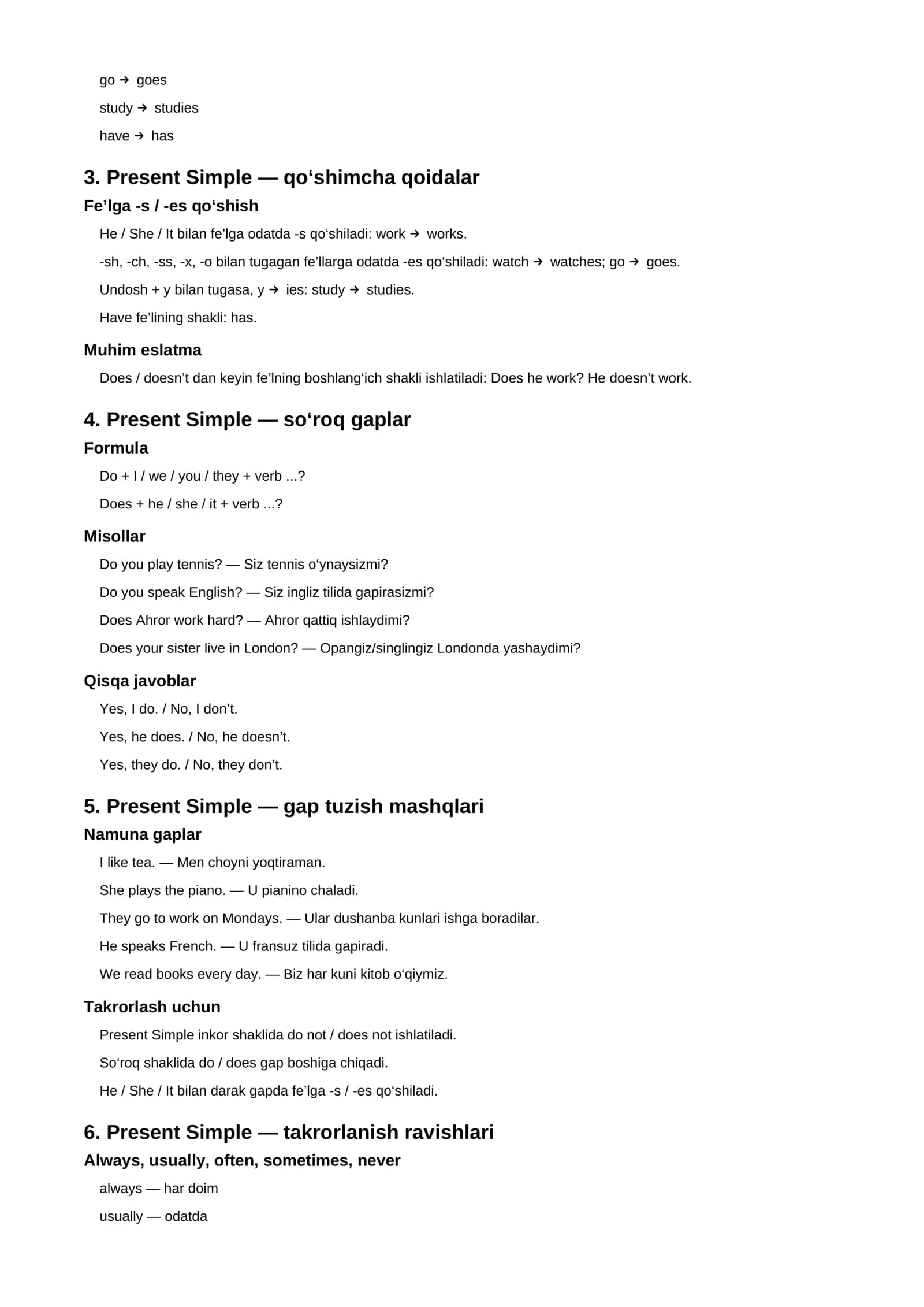 INGLIZ TILI GRAMMATIKASI 2