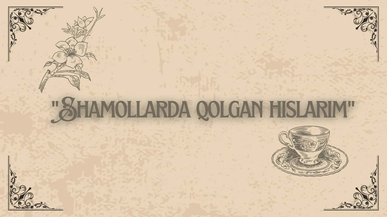Shamollarda qolgan hislarim 2
