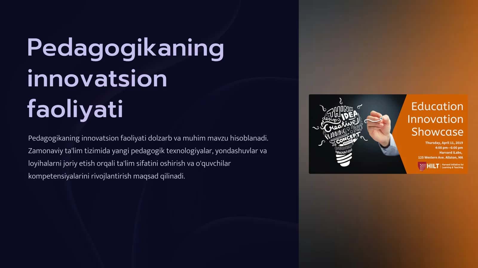Pedagogning innovatsion faoliyati 2