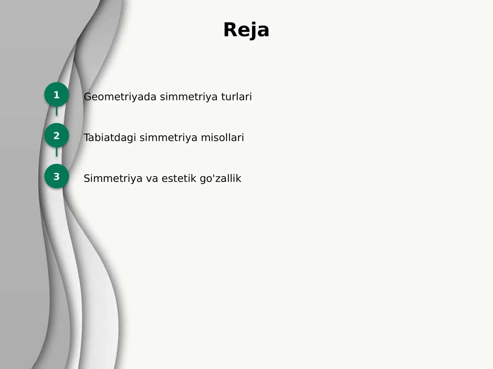 Geometriyada va tabiatda simmetriya 2
