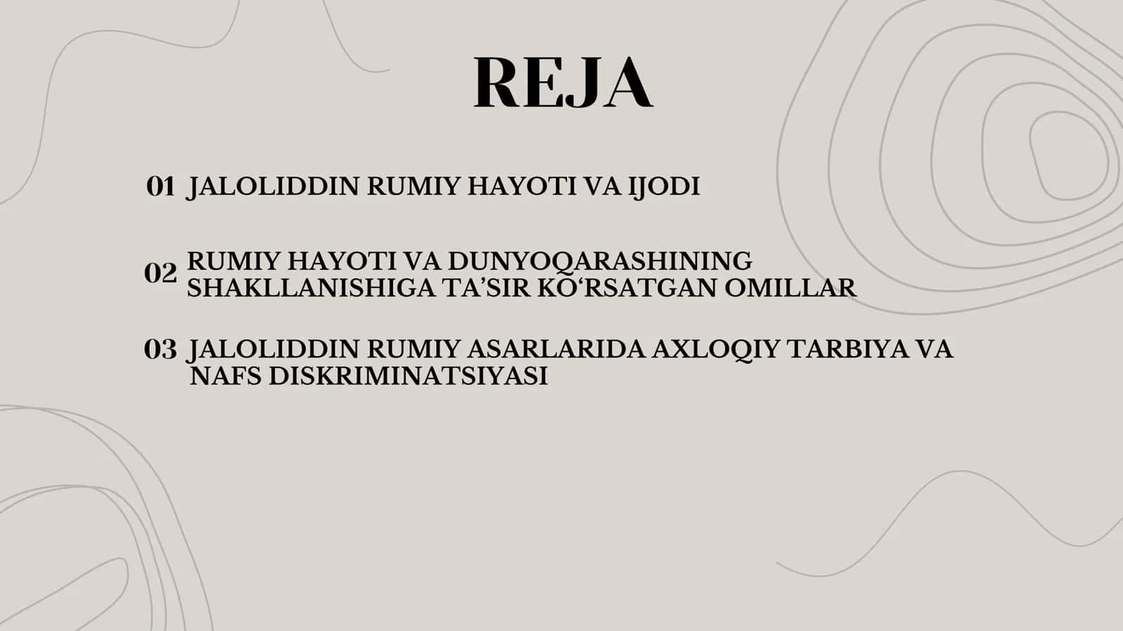 JALOLIDDIN RUMIY XAYOTI VA IJODI 2