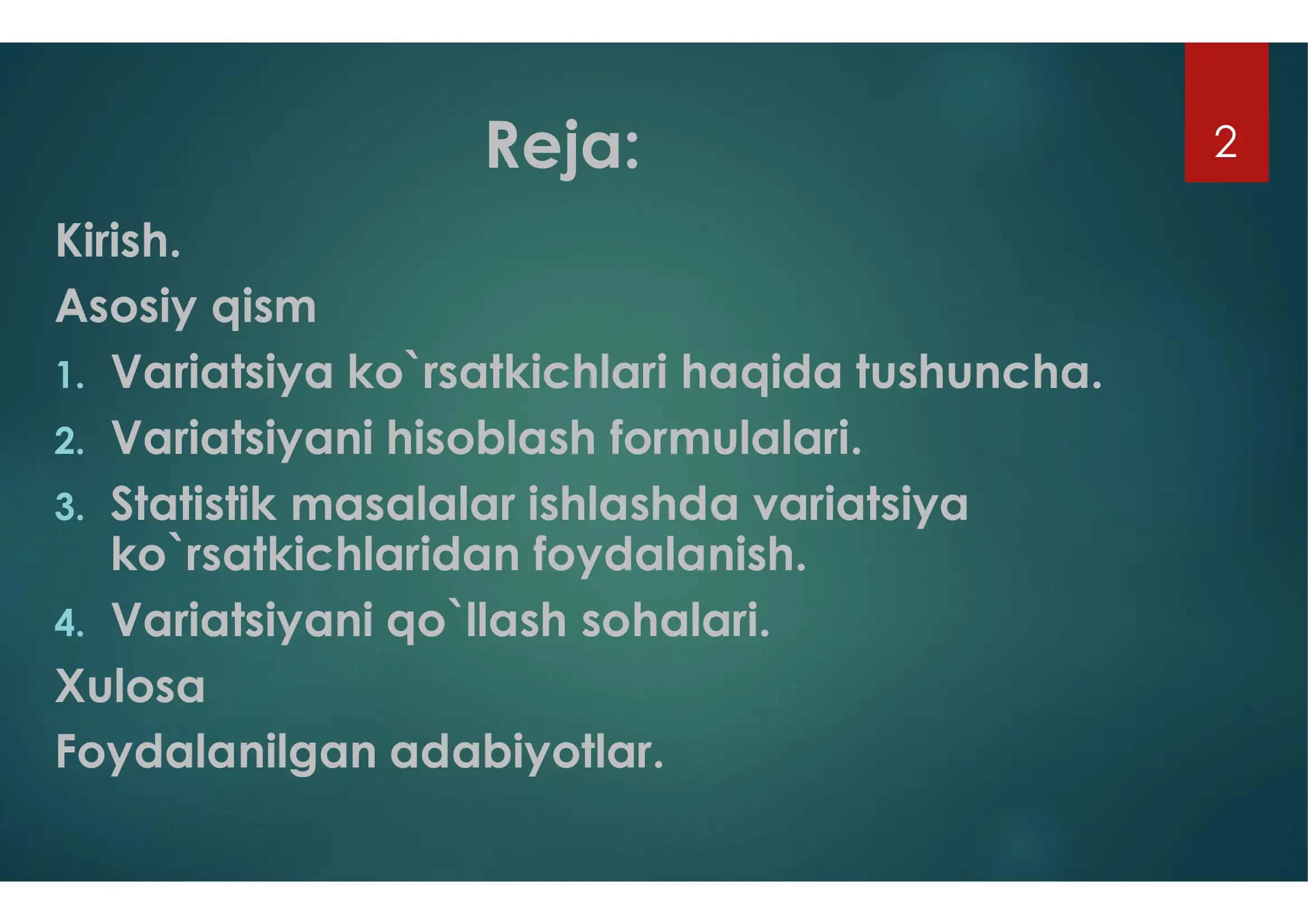 "STATISTIKA" 2