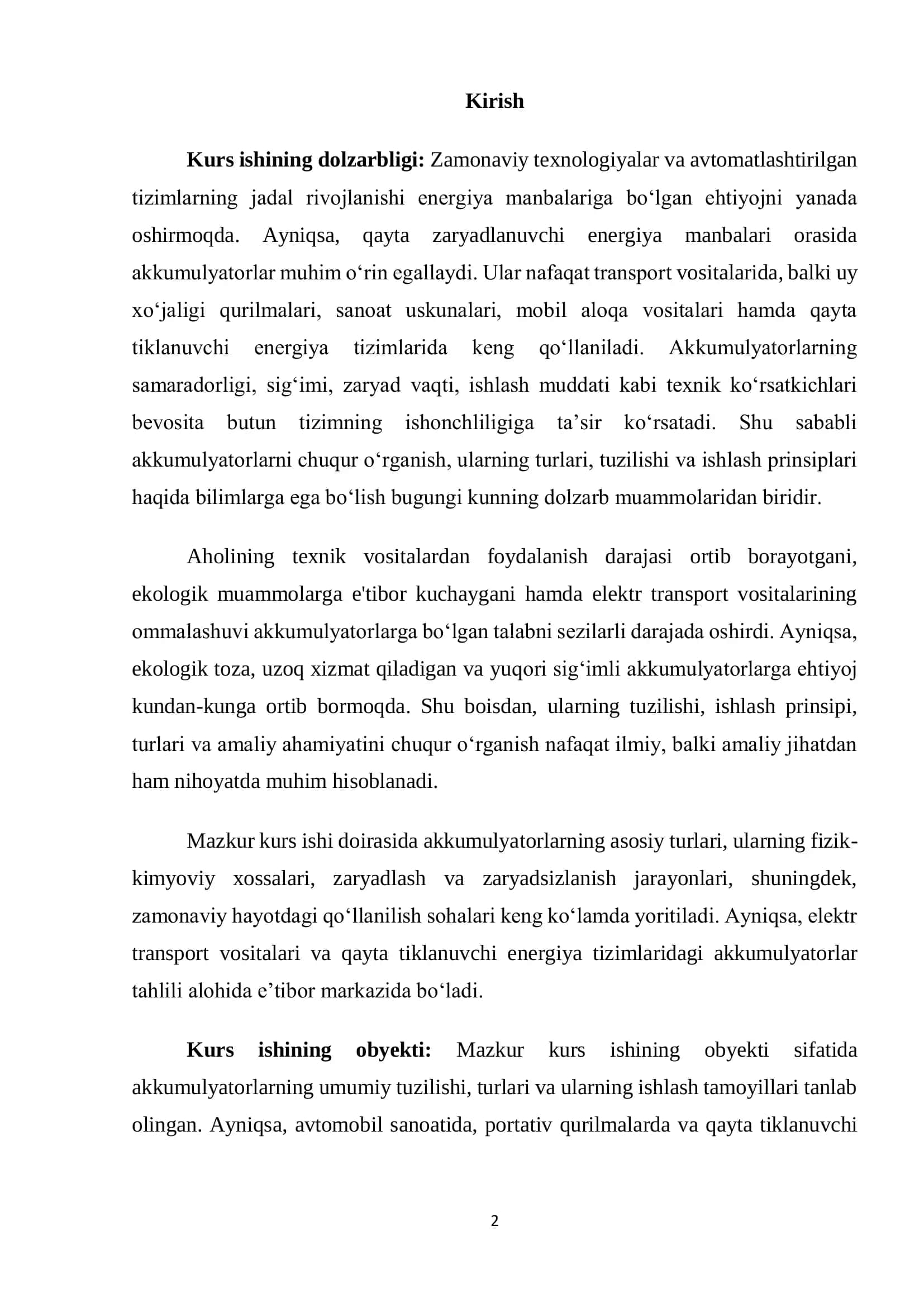Akkumulyatorlar 2