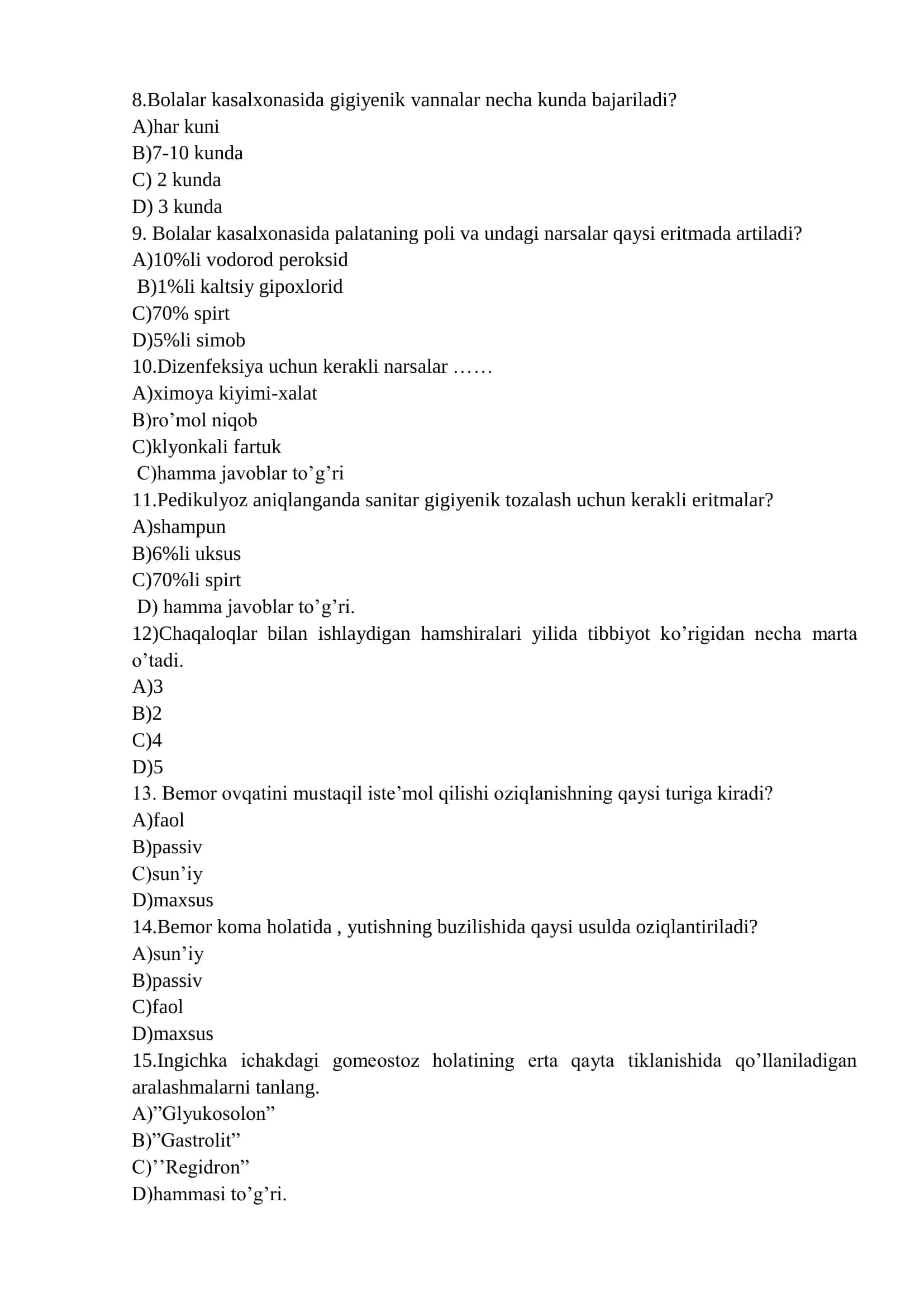 tibbiyot tarixi 2
