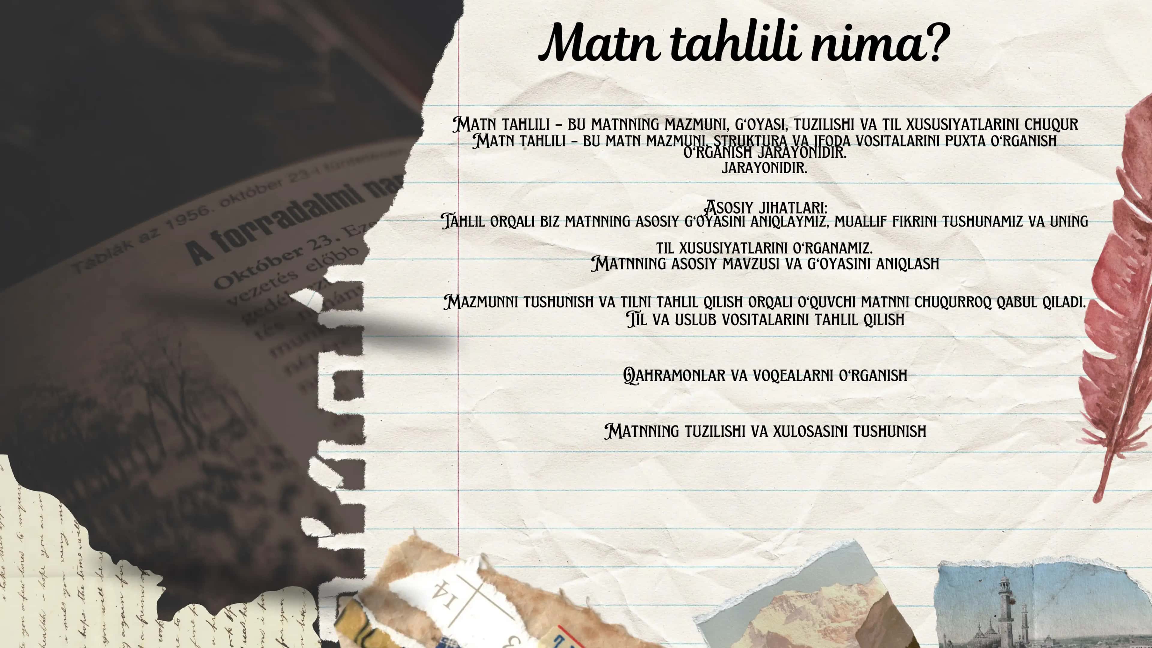 Matn Tahlili 2