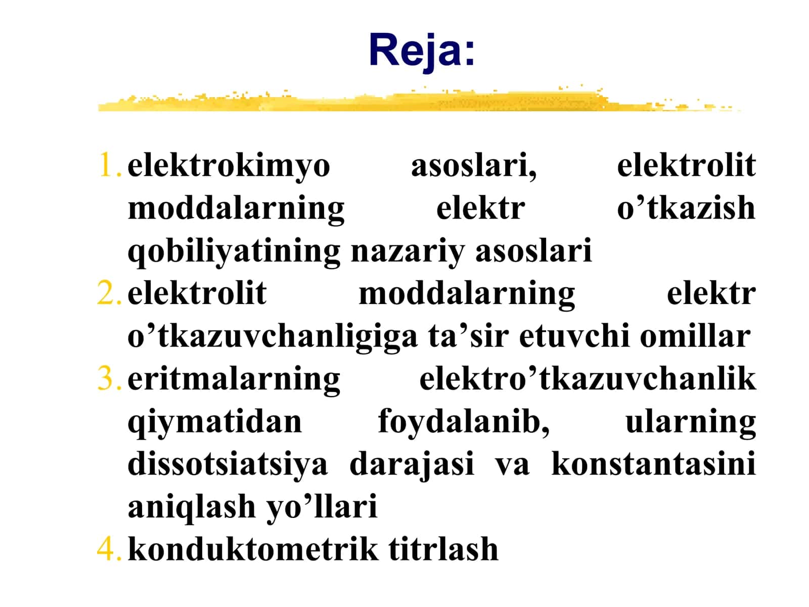 Elektrokimyo asoslari 2
