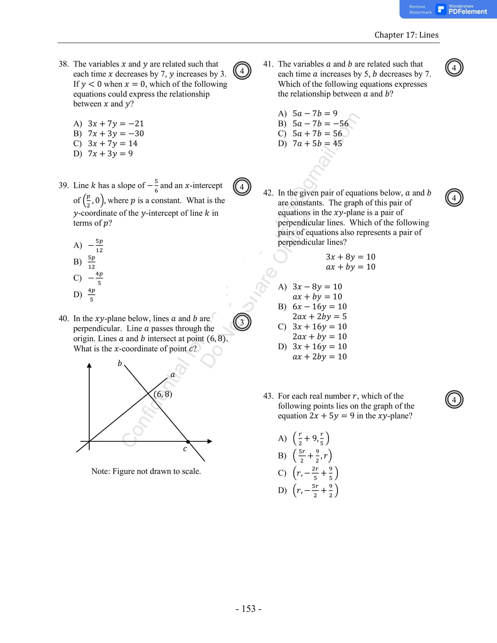 Line Equations and Graphs 2