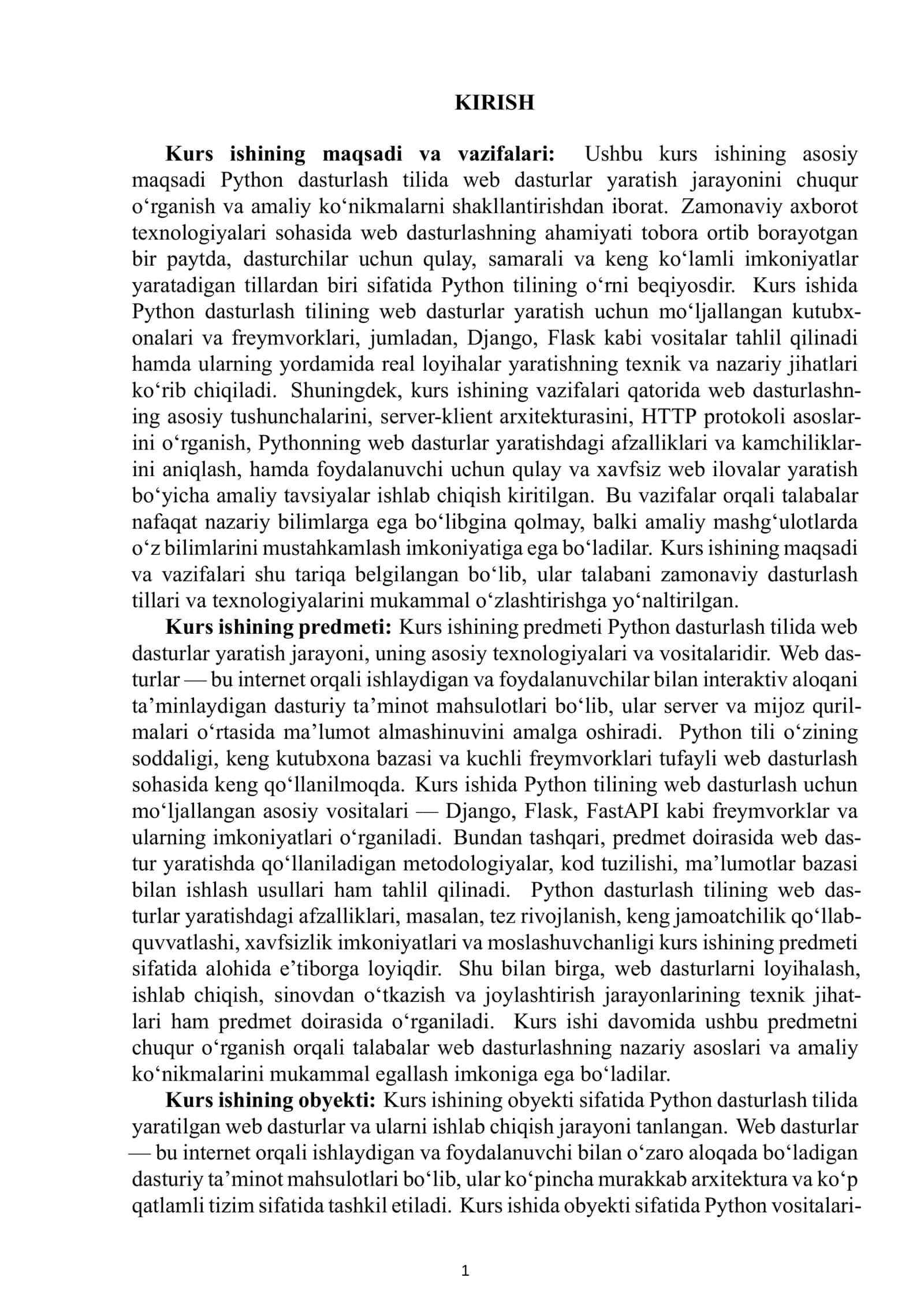 Python dasturlash tilining asoslari 2