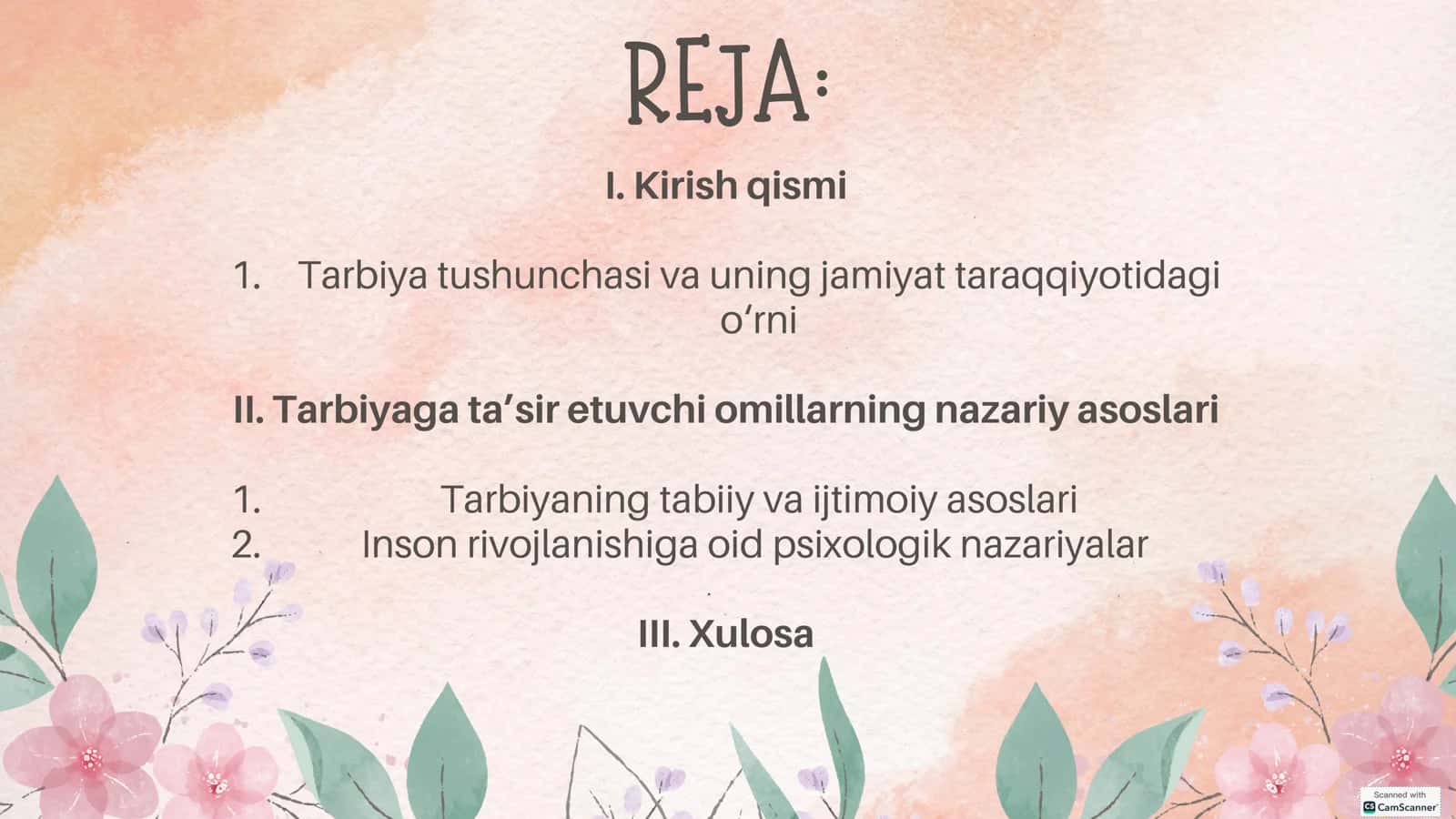 TARBIYAGA TA'SIR ETUVCHI OMILLAR 2