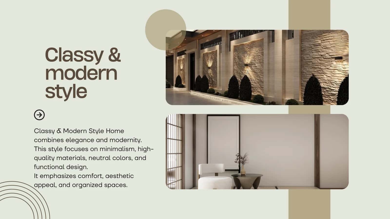 Classy&modern style 2