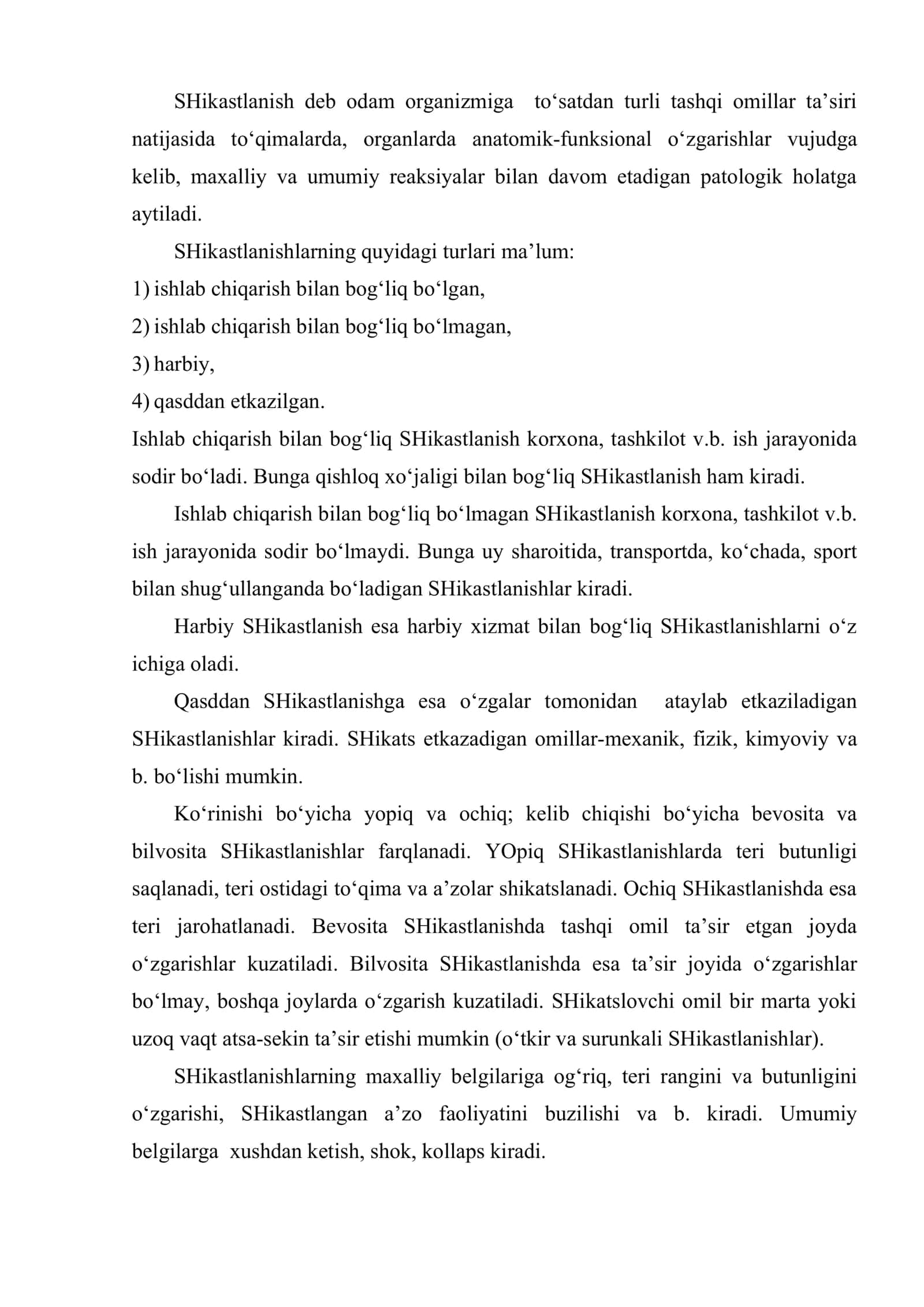 Shikastlanishlar 2