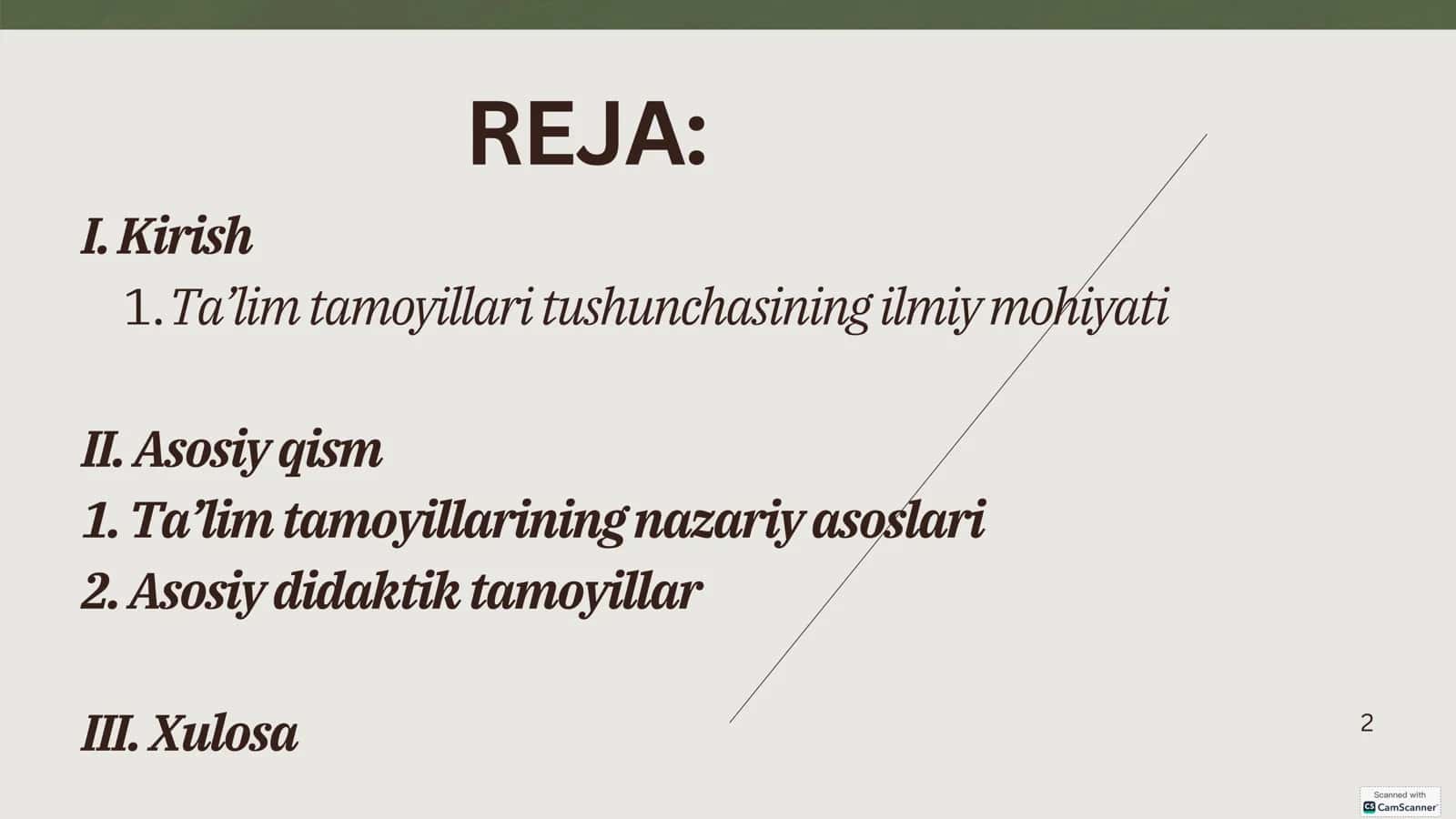 TALIM TAMOYILLARI VA QOIDALARI 2