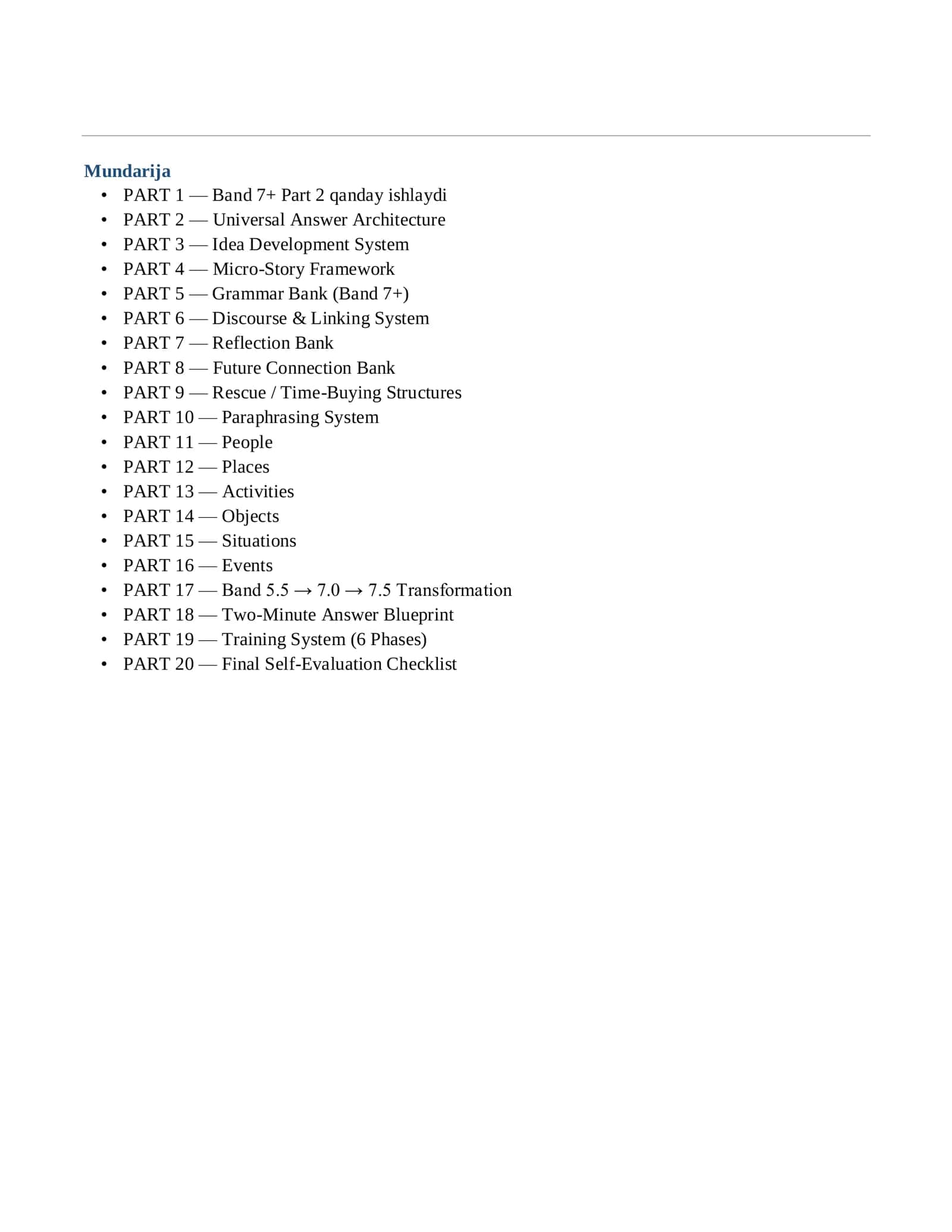 TO'LIQ SPEAKING SYSTEM 2
