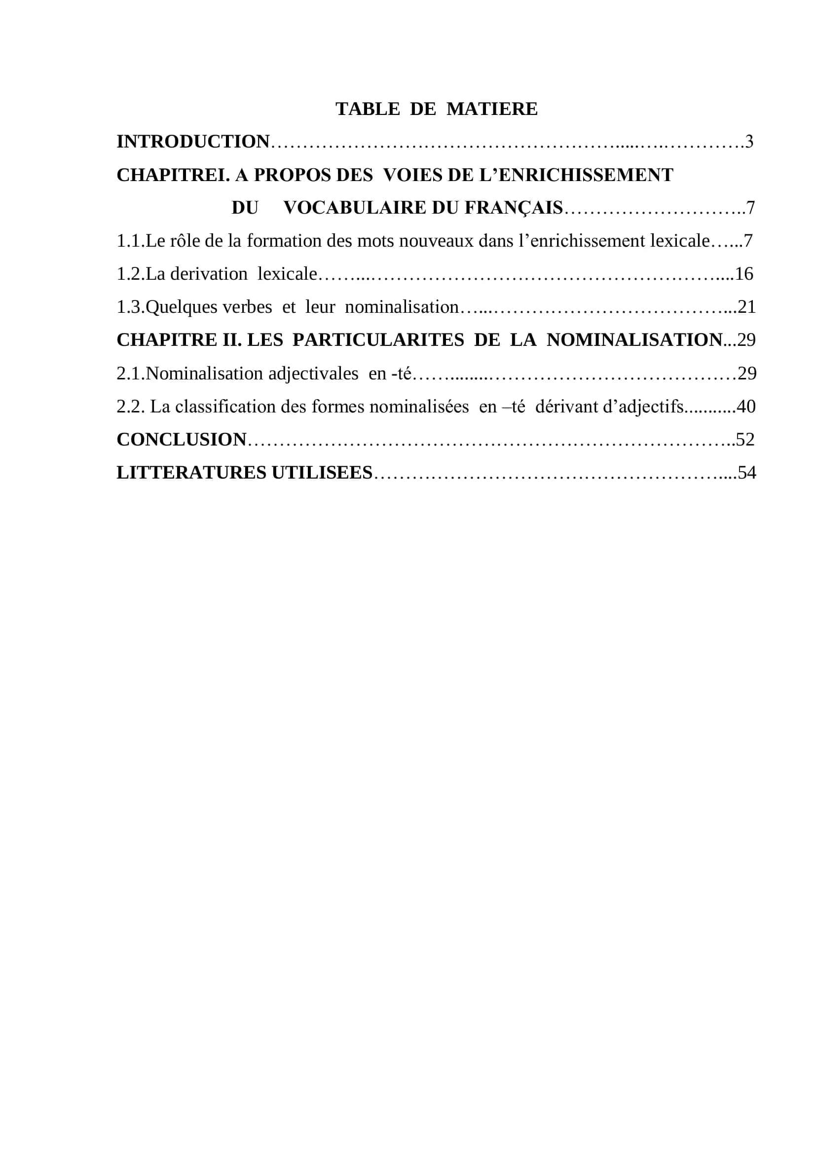 LA NOMINALISATION A BASE VERBALE ET ADJECTIVALE 2
