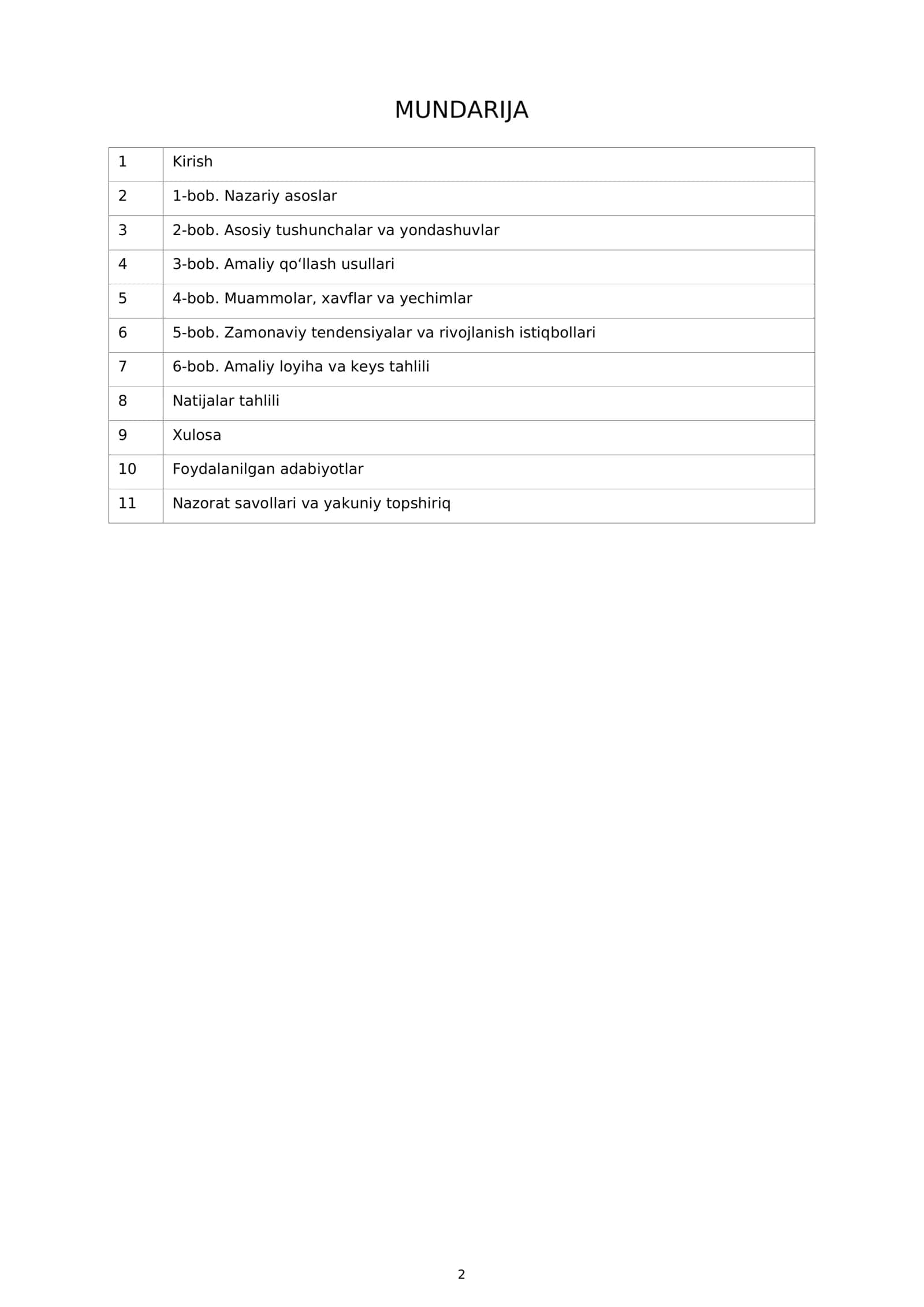 Megatrends 2