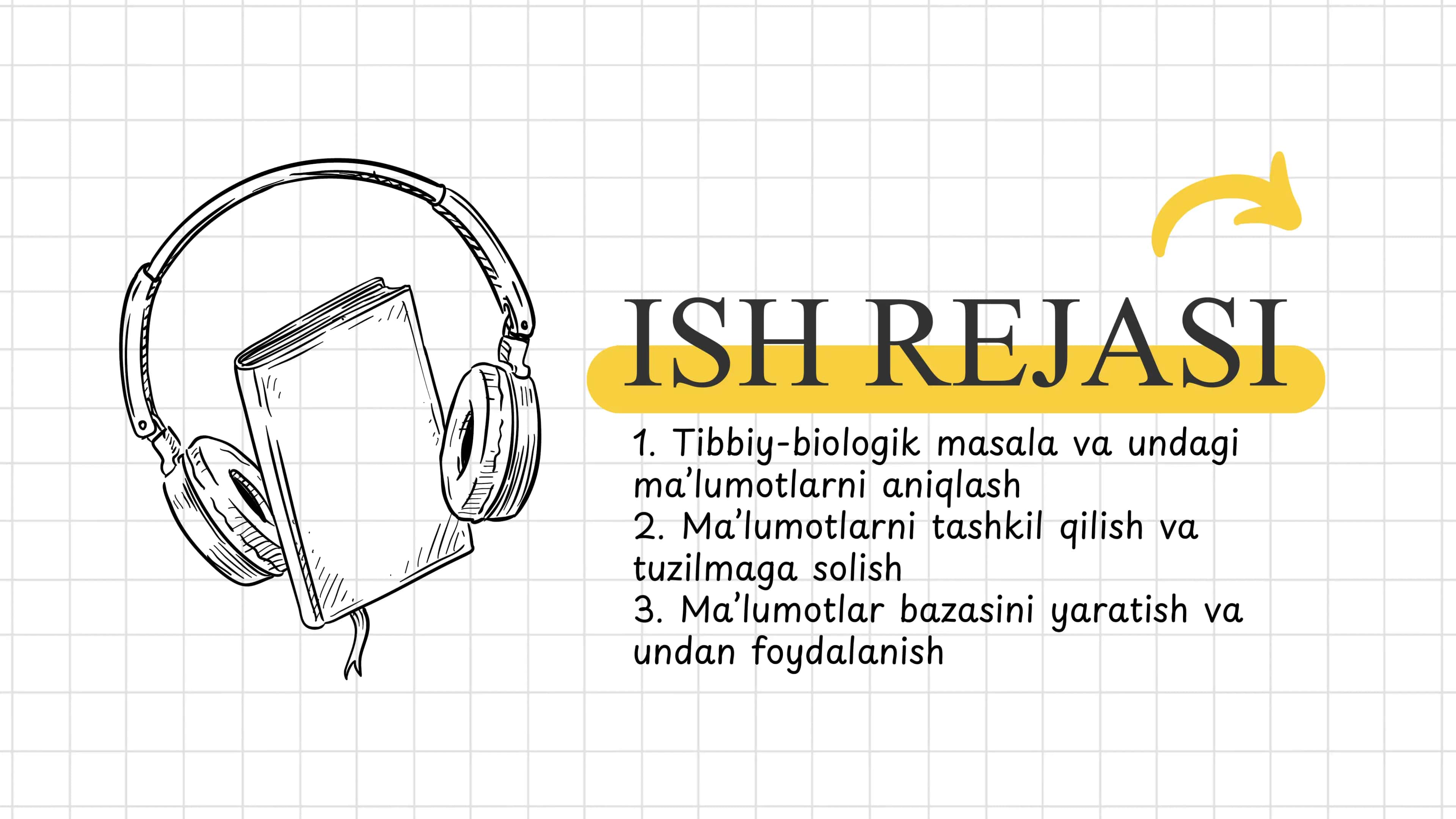 Tibbiy-biologik masala va undagi ma'lumotlarni aniqlash 2