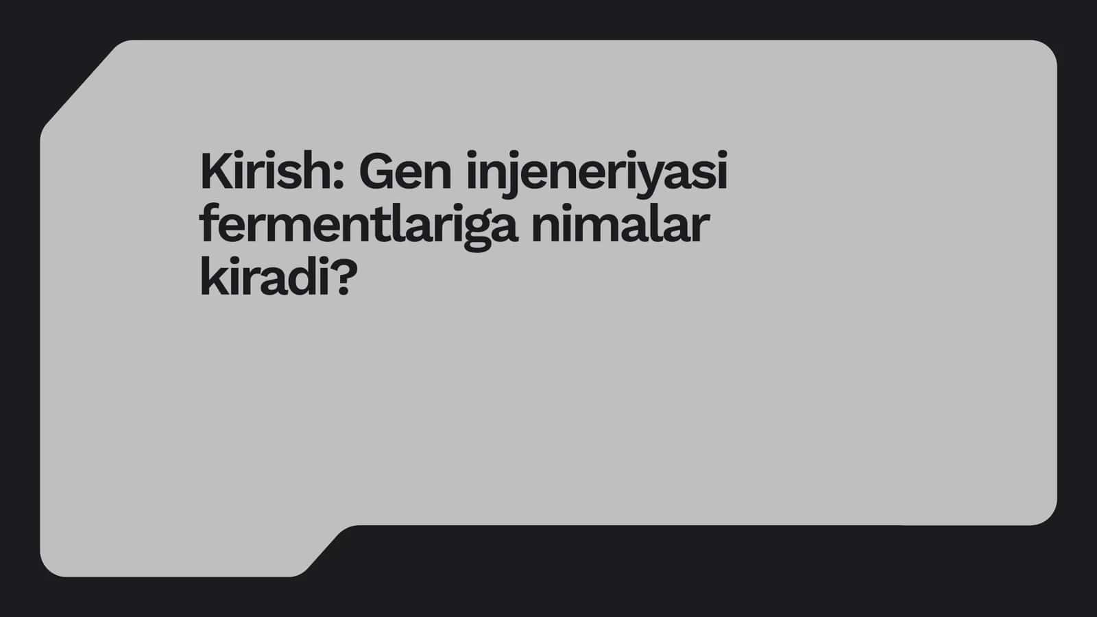 Gen injeneriyasi fermentlari 2