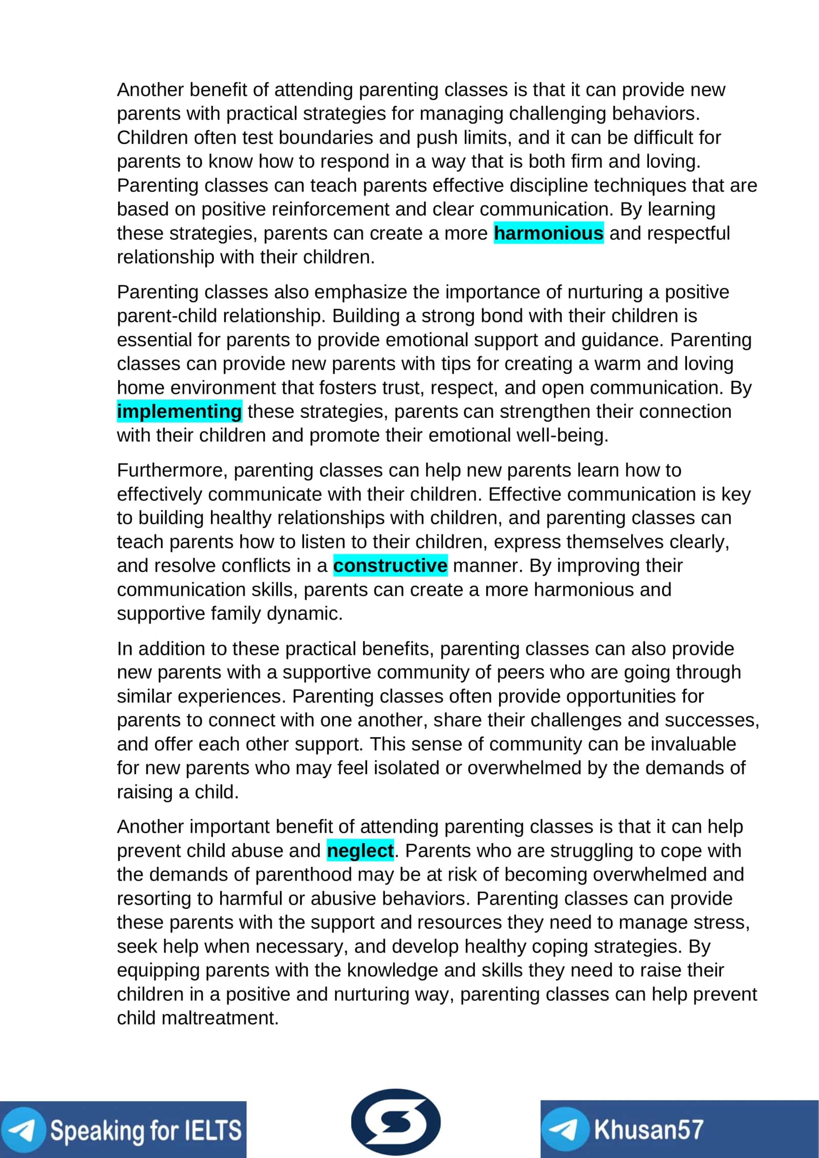 Parenting Classes 2