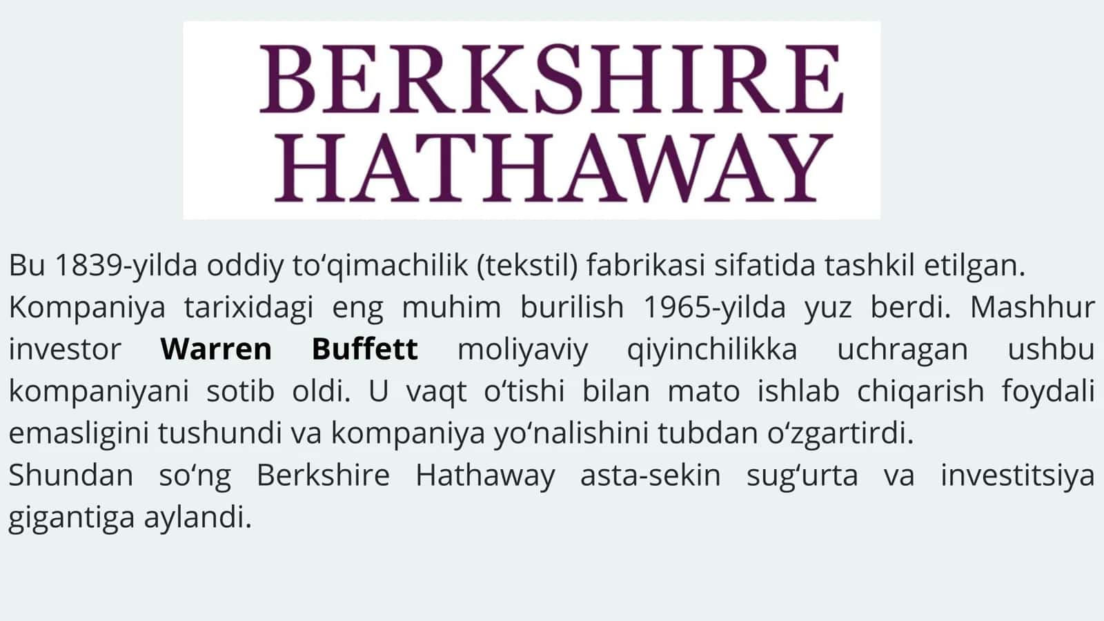 Berkshire Hathaway 2