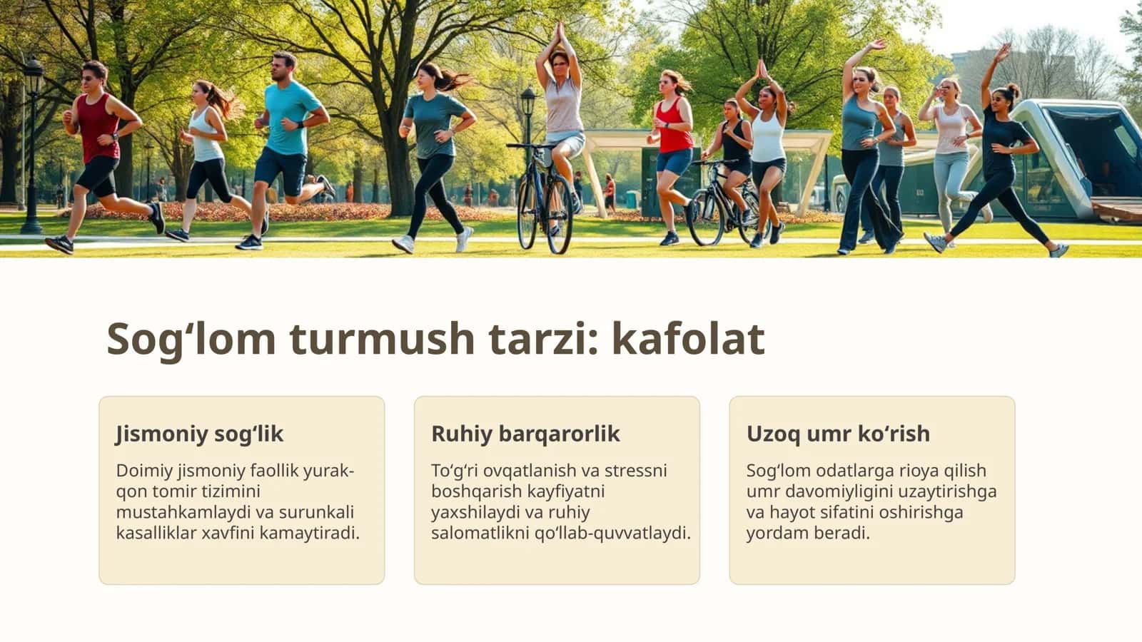 Sogʻlom turmush tarzi: 2