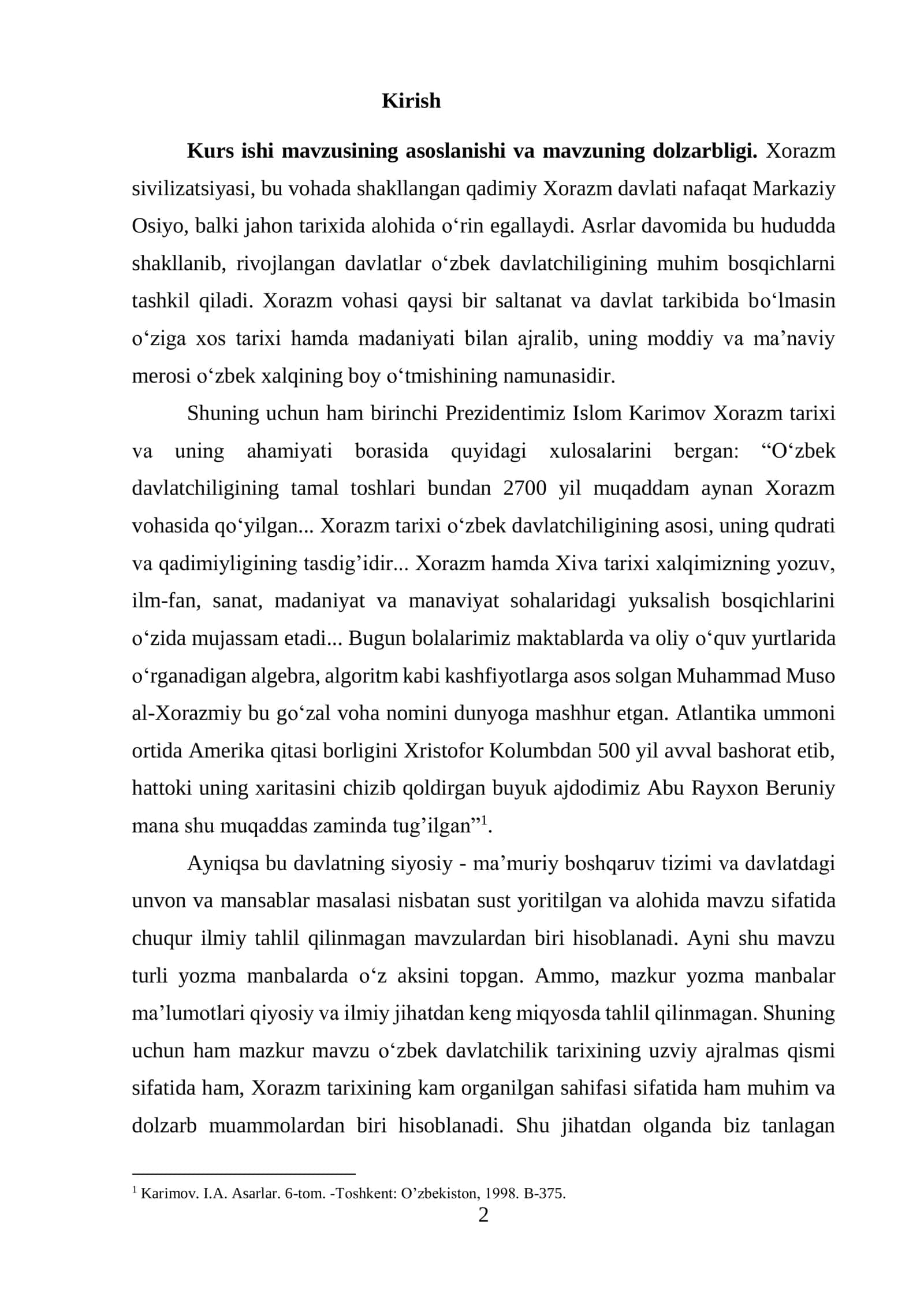 Anushteginlar davlatining boshqaruv tizimi. 2