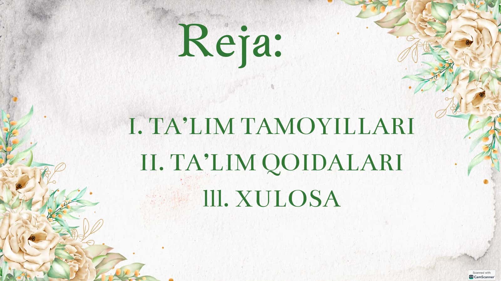 Ta’lim tamoyillari va qoidalari 2