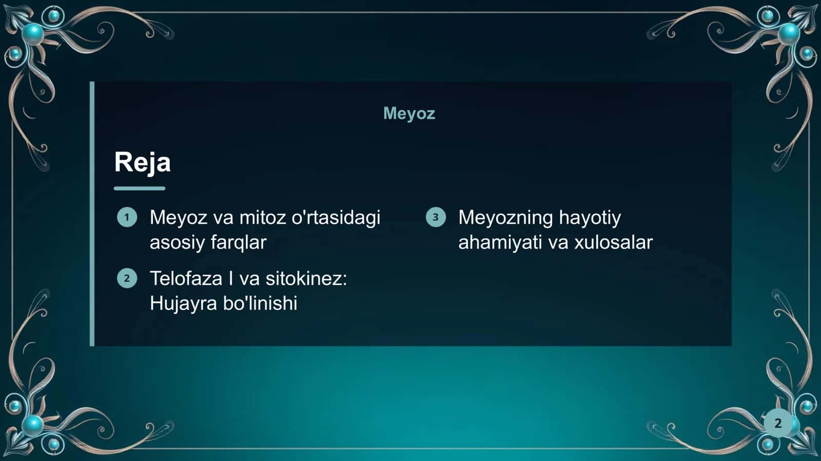 Meyoz va mitoz 2