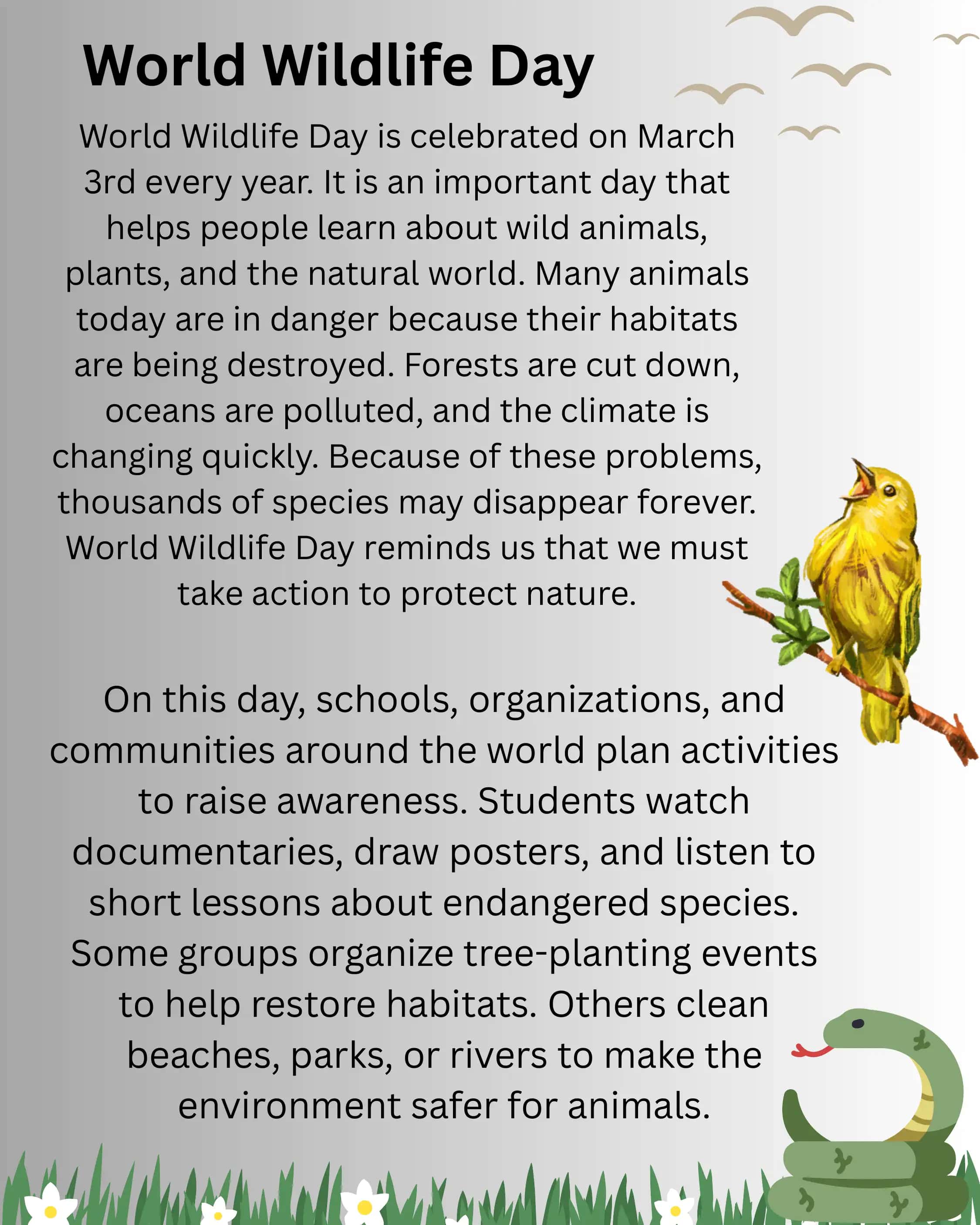 World Wildlife Day 2