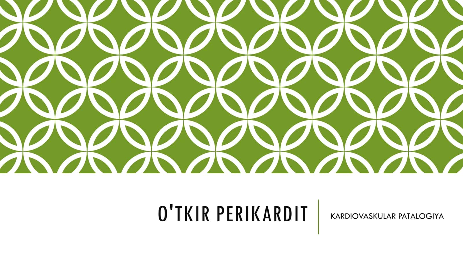 O'TKIR PERIKARDIT 2