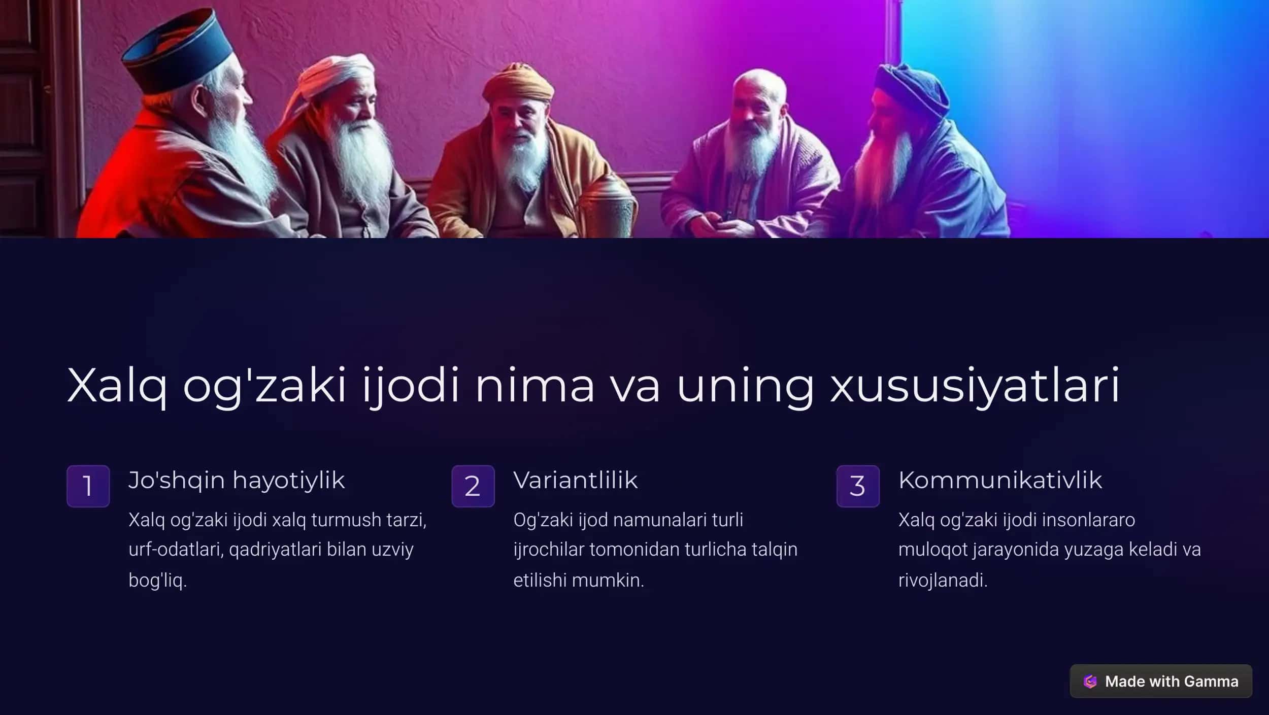 Xalq og'zaki ijodi 2