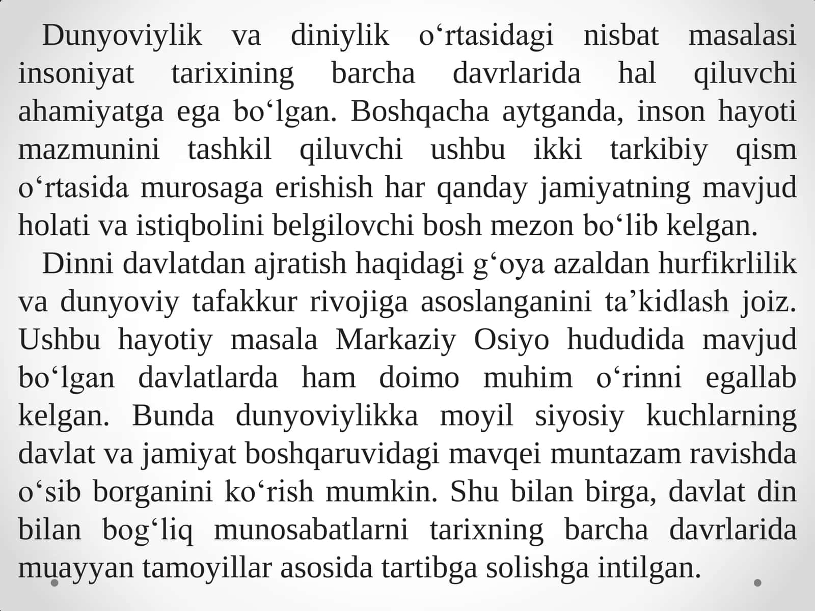 Dunyoviy va diniy bilimlar 2