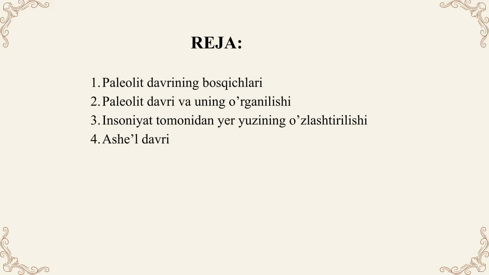 Arxeologiyaga oid maruzaviy darslik 2