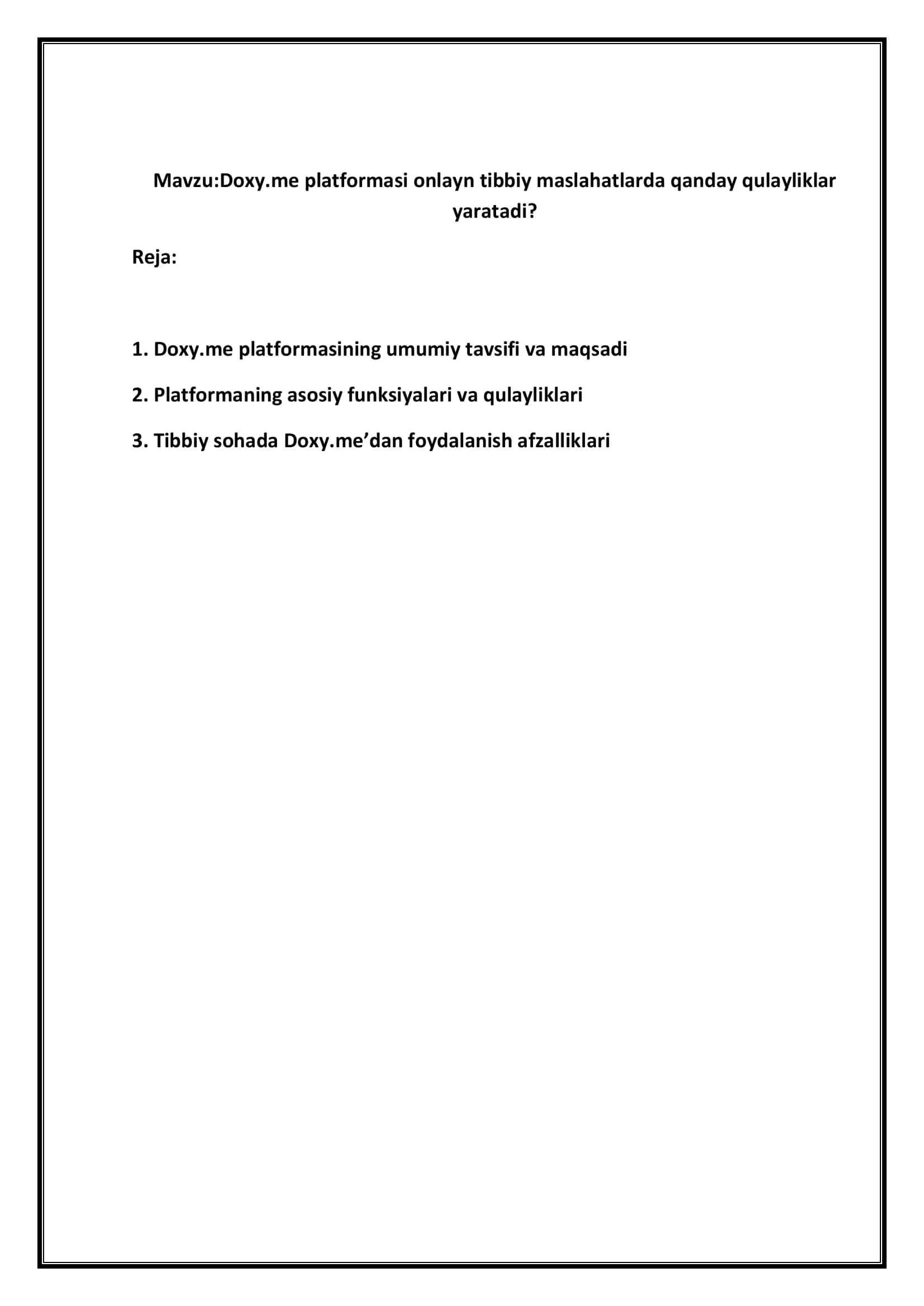 Doxy.me platformasi 2