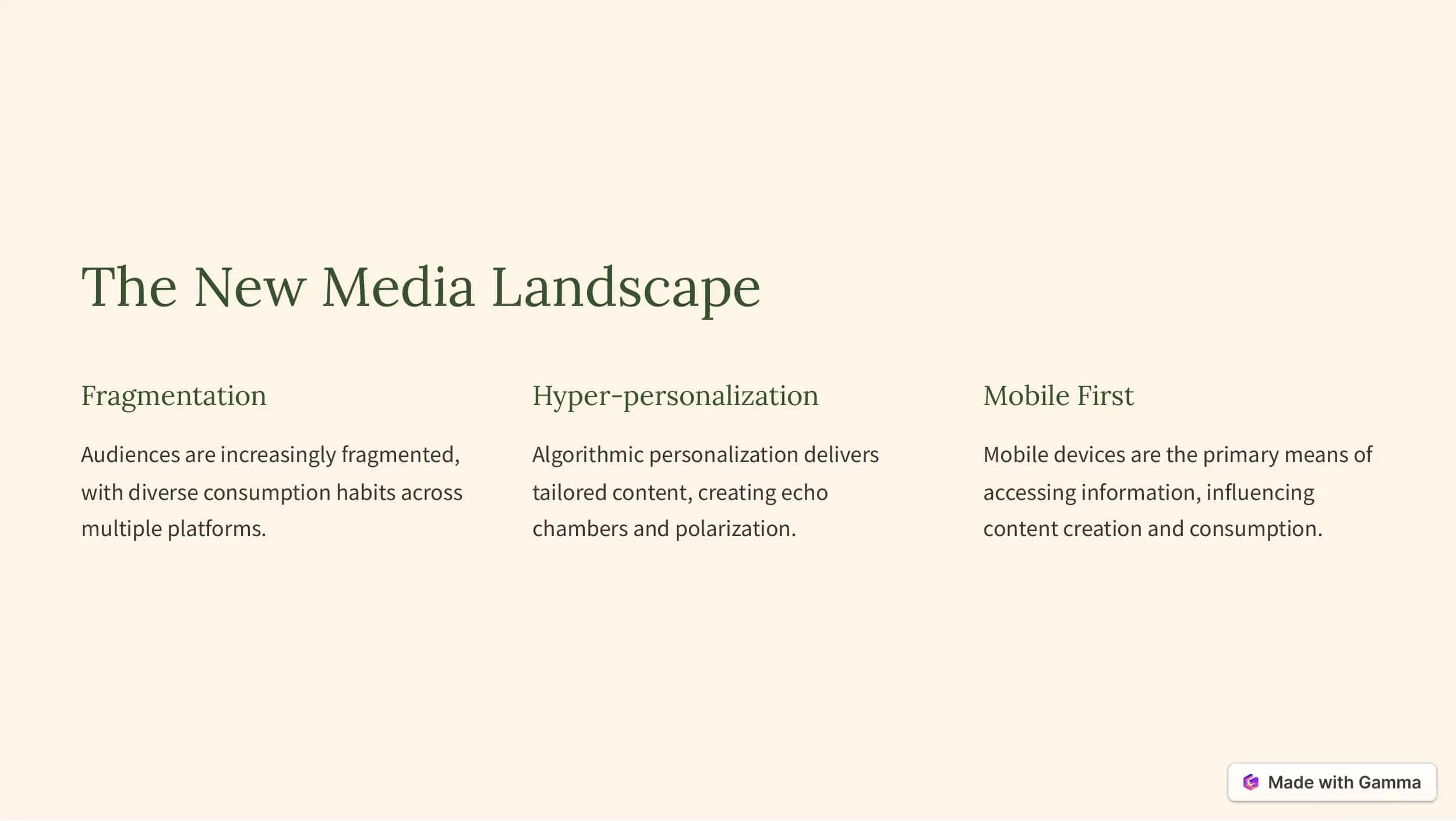 The Media: A Guide to Success 2
