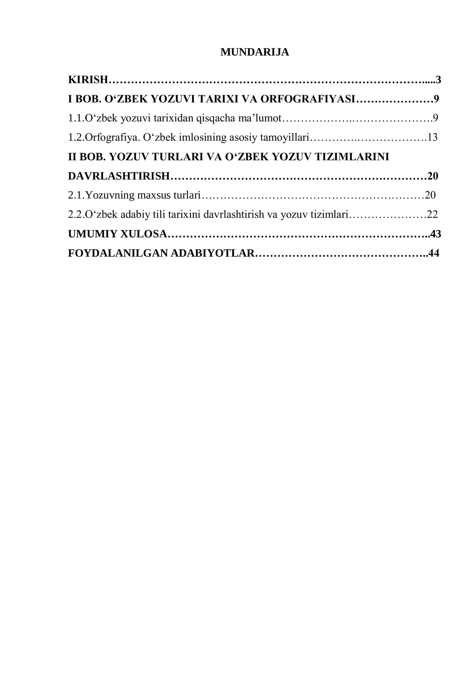 O‘zbek Tilining Yozuv Tizimlari Tarixi 2
