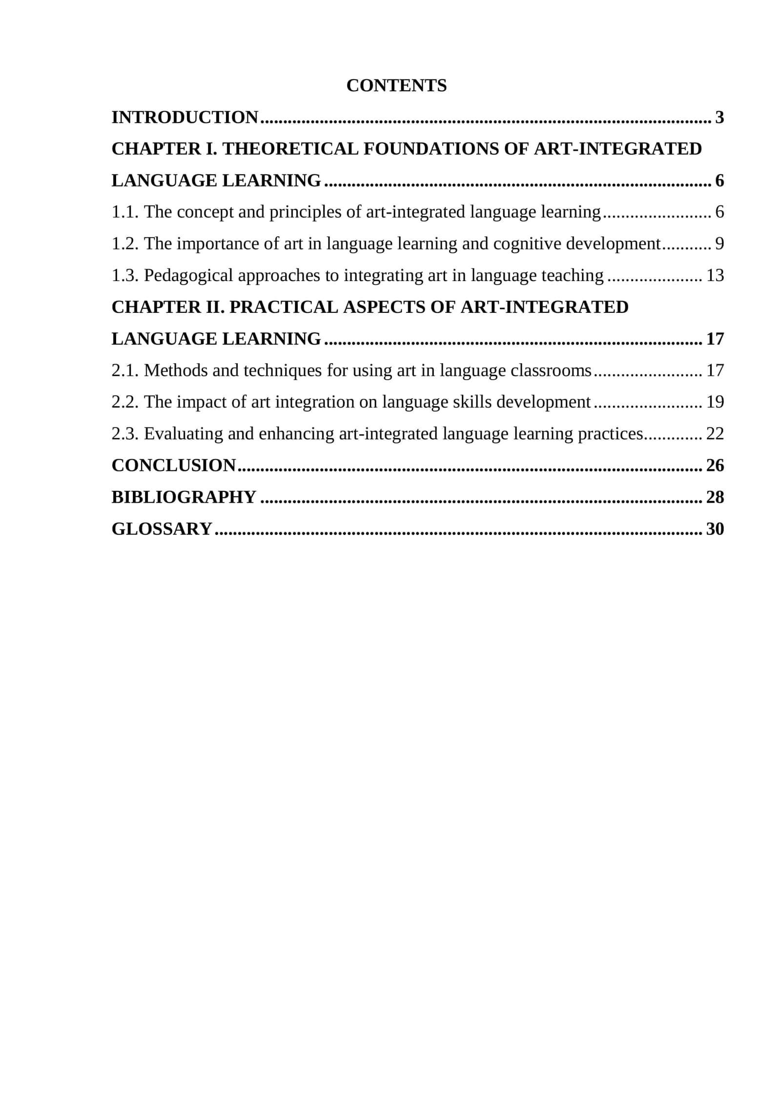 Course Paper on Art-Integrated Language Learning 2