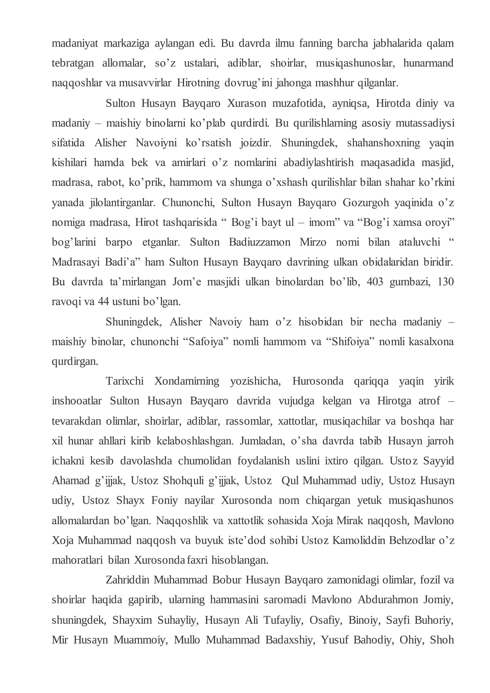 Husayn Bayqaro hayoti 2